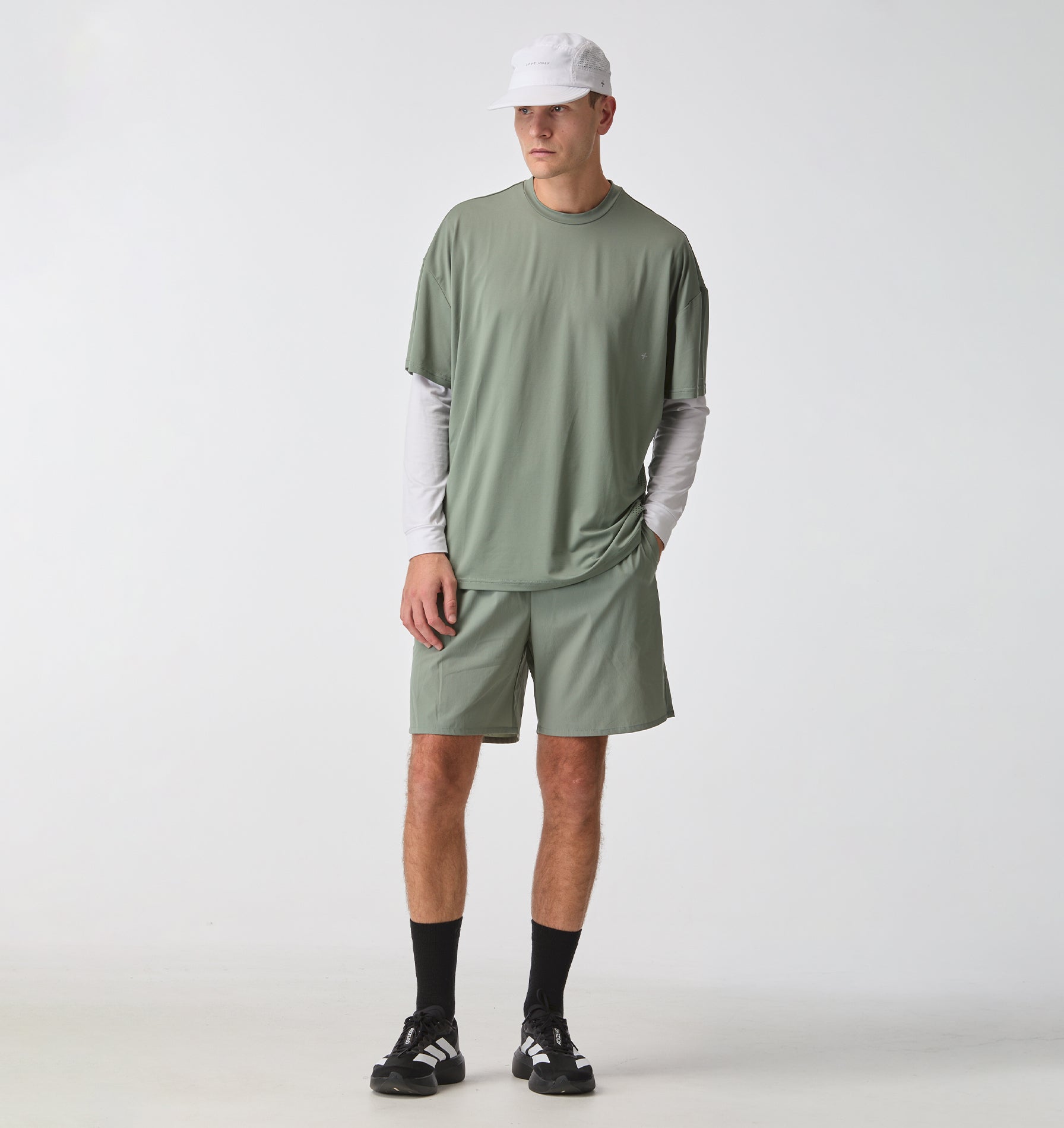 Active Core 7 Inch Short - Fog Green
