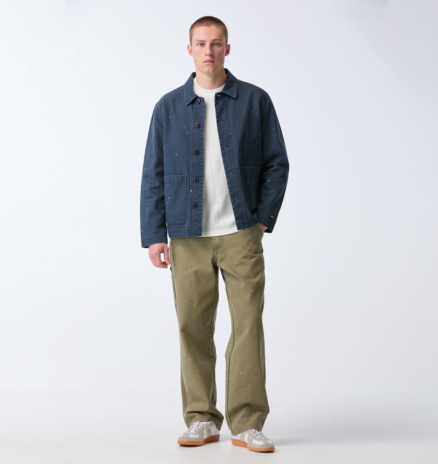Basquiat Painter Jacket - Steel Blue