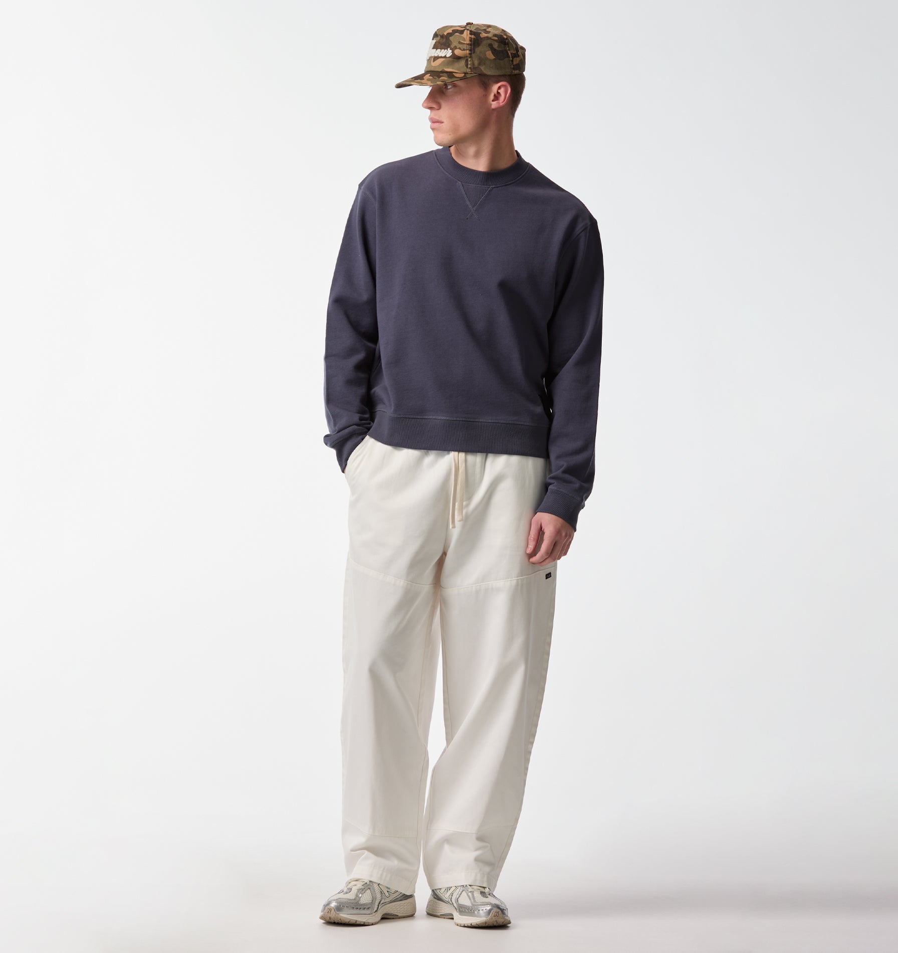 Stirling Relaxed Pant - White
