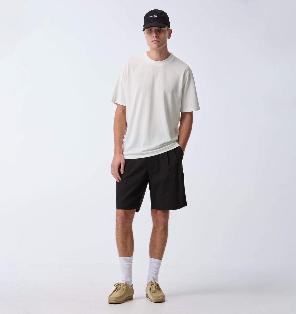 Quincy Pleated Short - Black