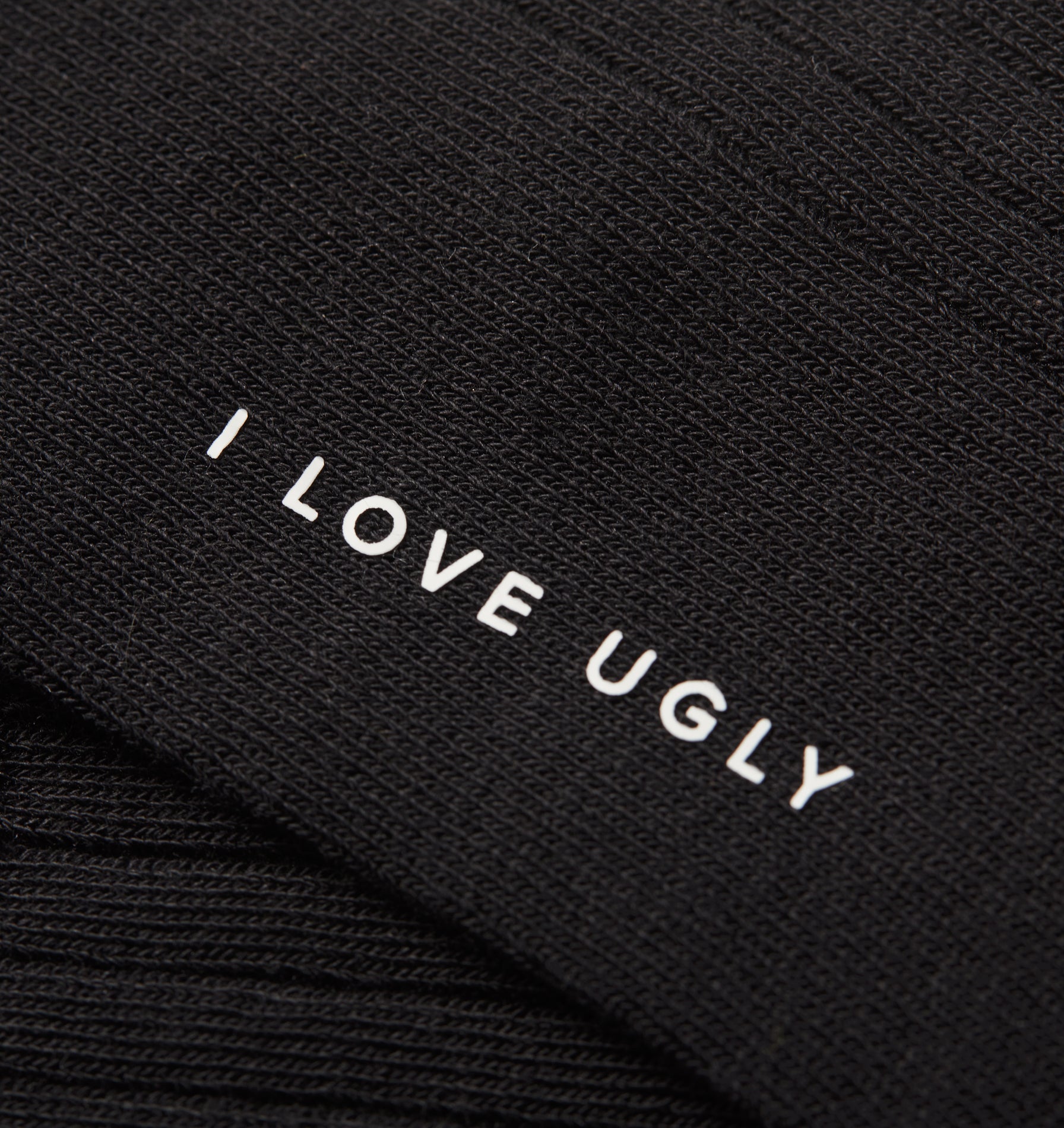 Ribbed Sock - Black