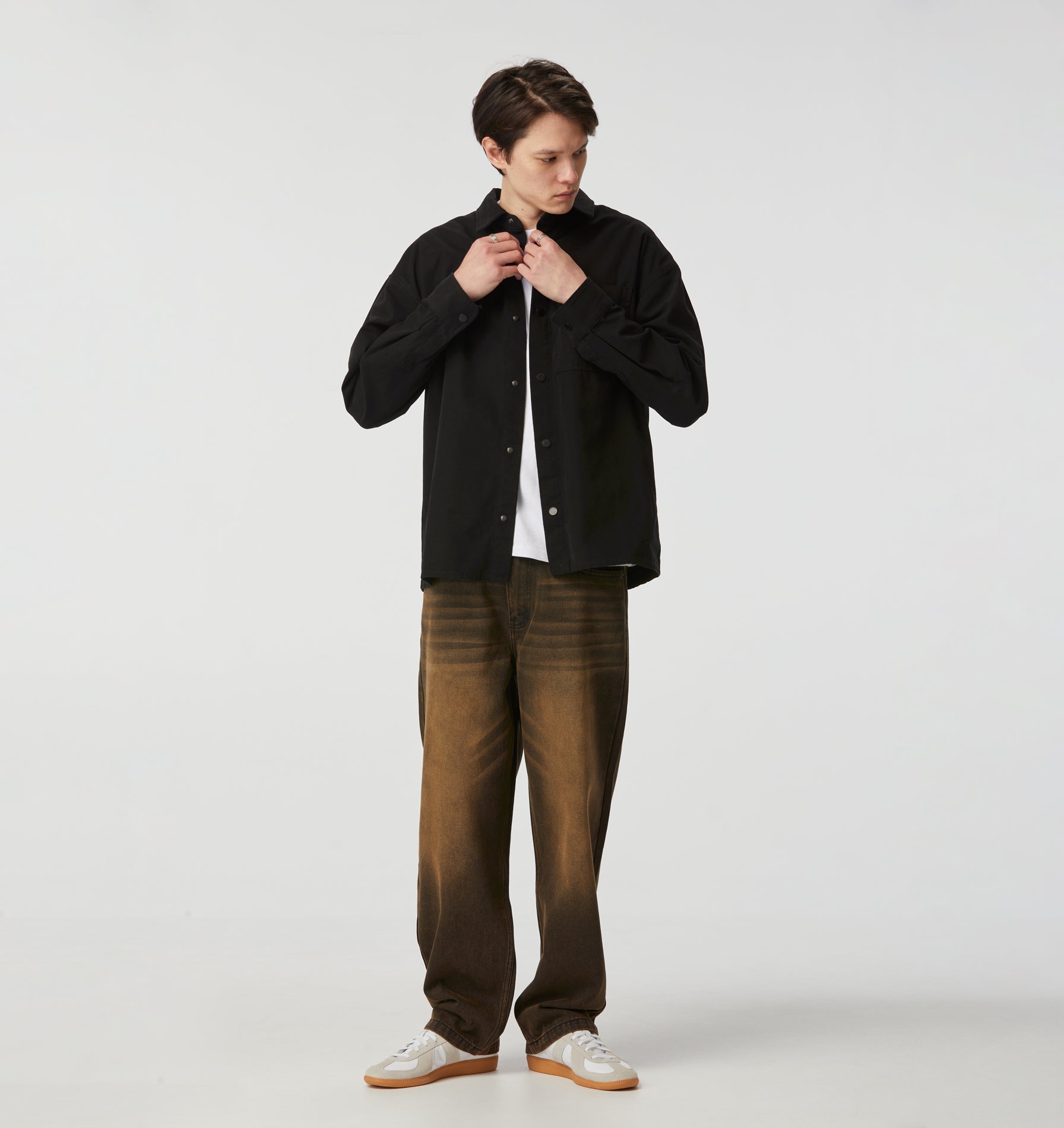 Canvas Overshirt - Vintage Black