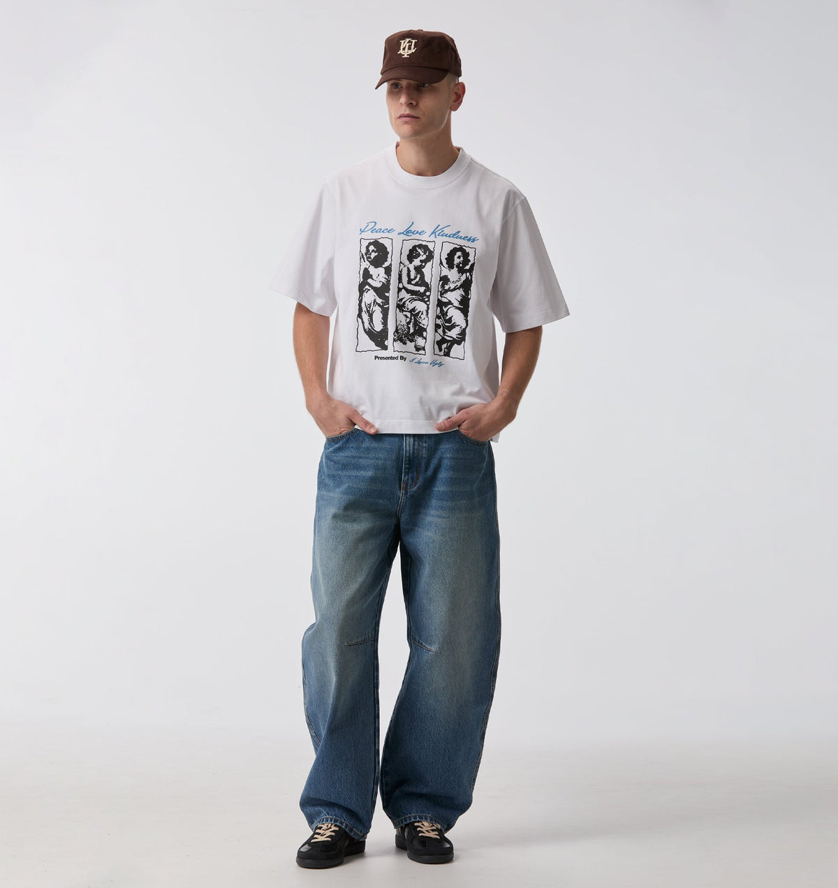 Barrel Leg Denim - Vintage Blue