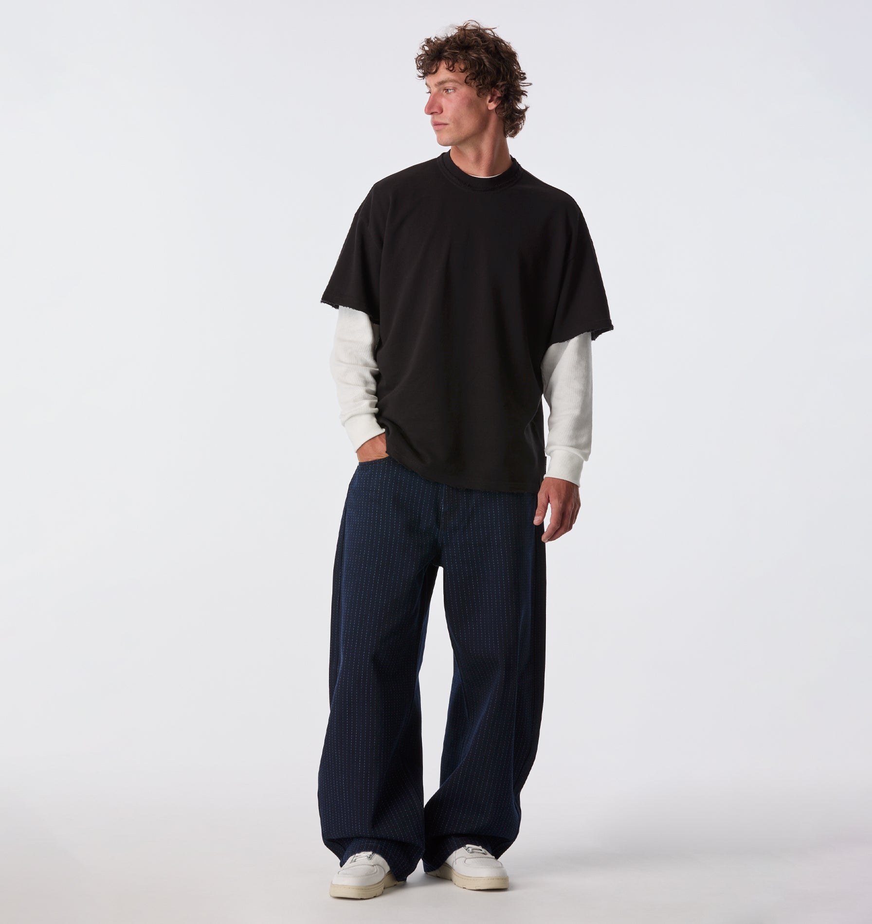 Balloon Denim - Pinstripe