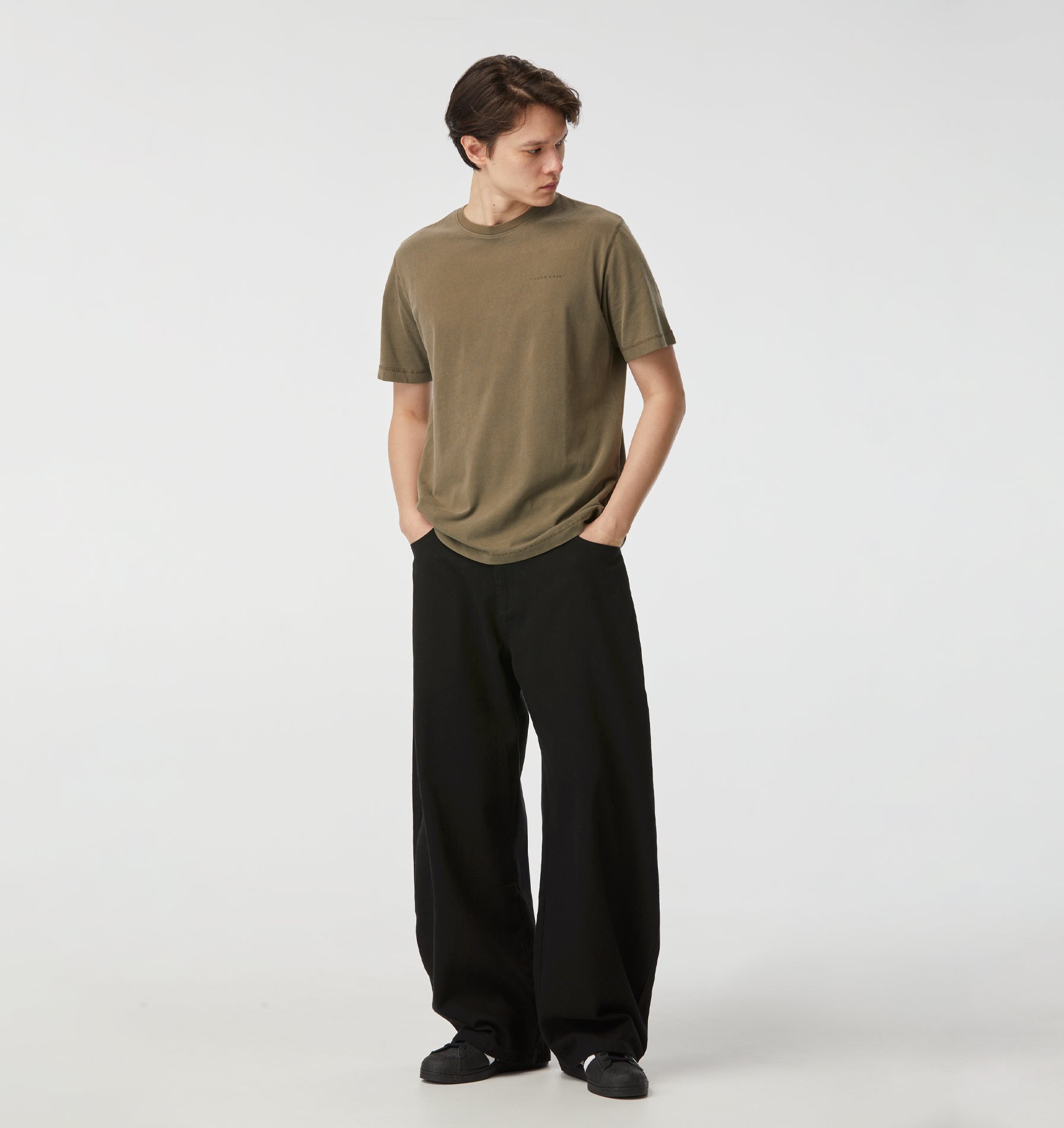 Jeremy Slim Tee - Washed Mushroom