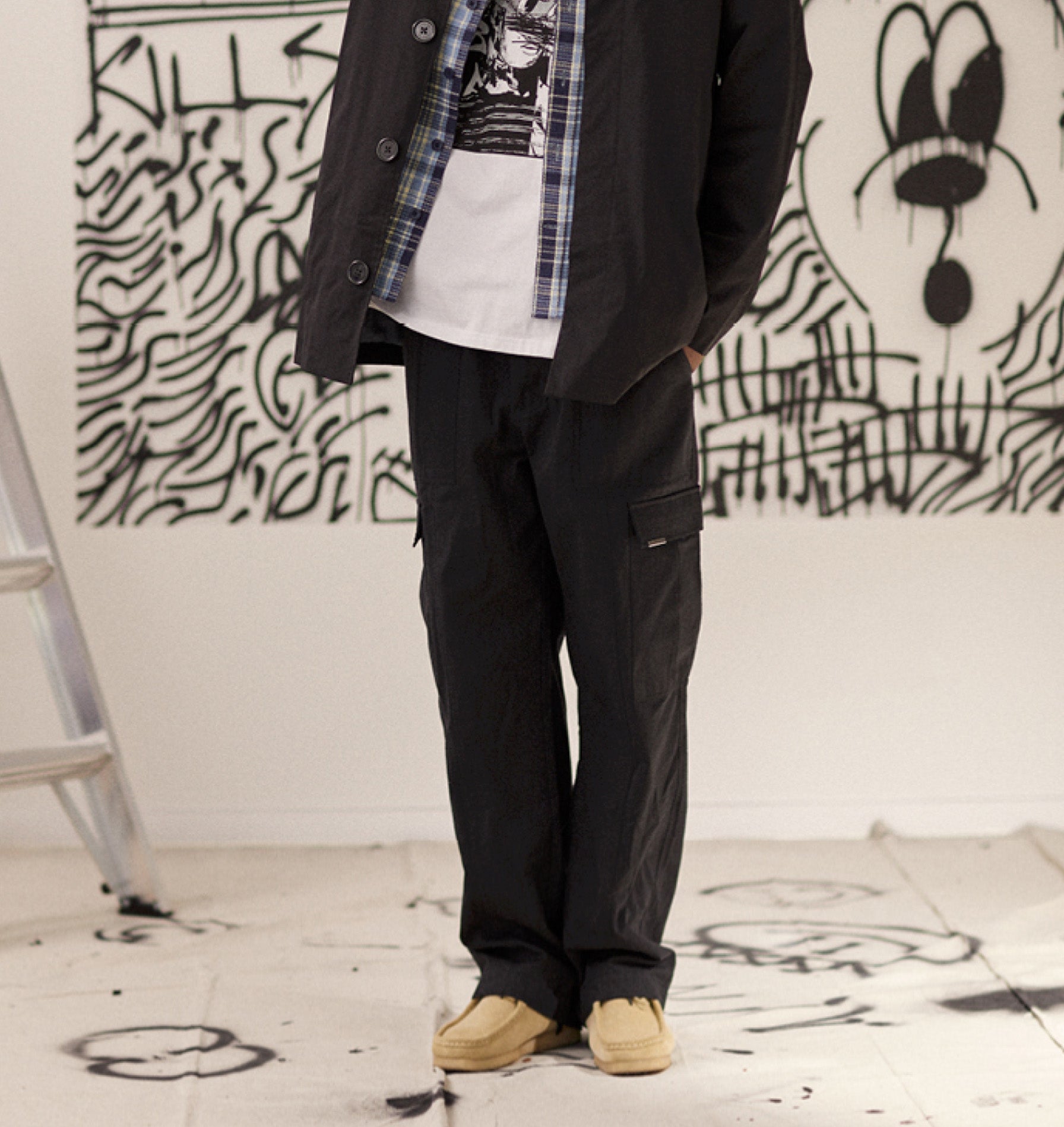 Straight Cargo Pant 2.0 - Black