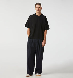 Albert Pleated Pant - Navy
