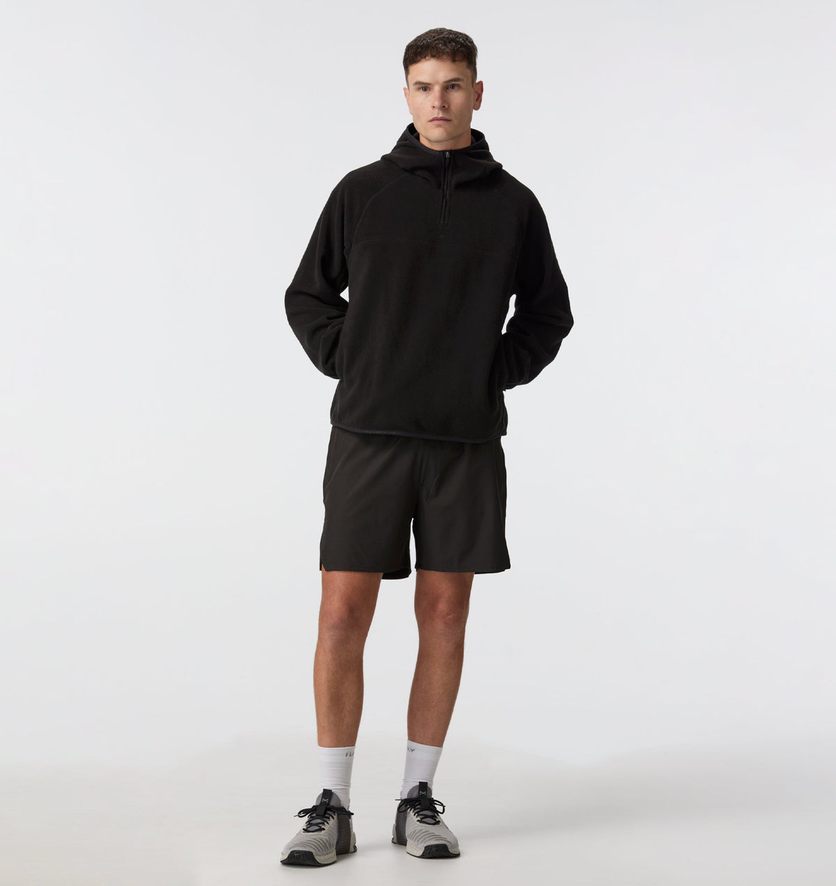 Active Hooded Fleece - Black