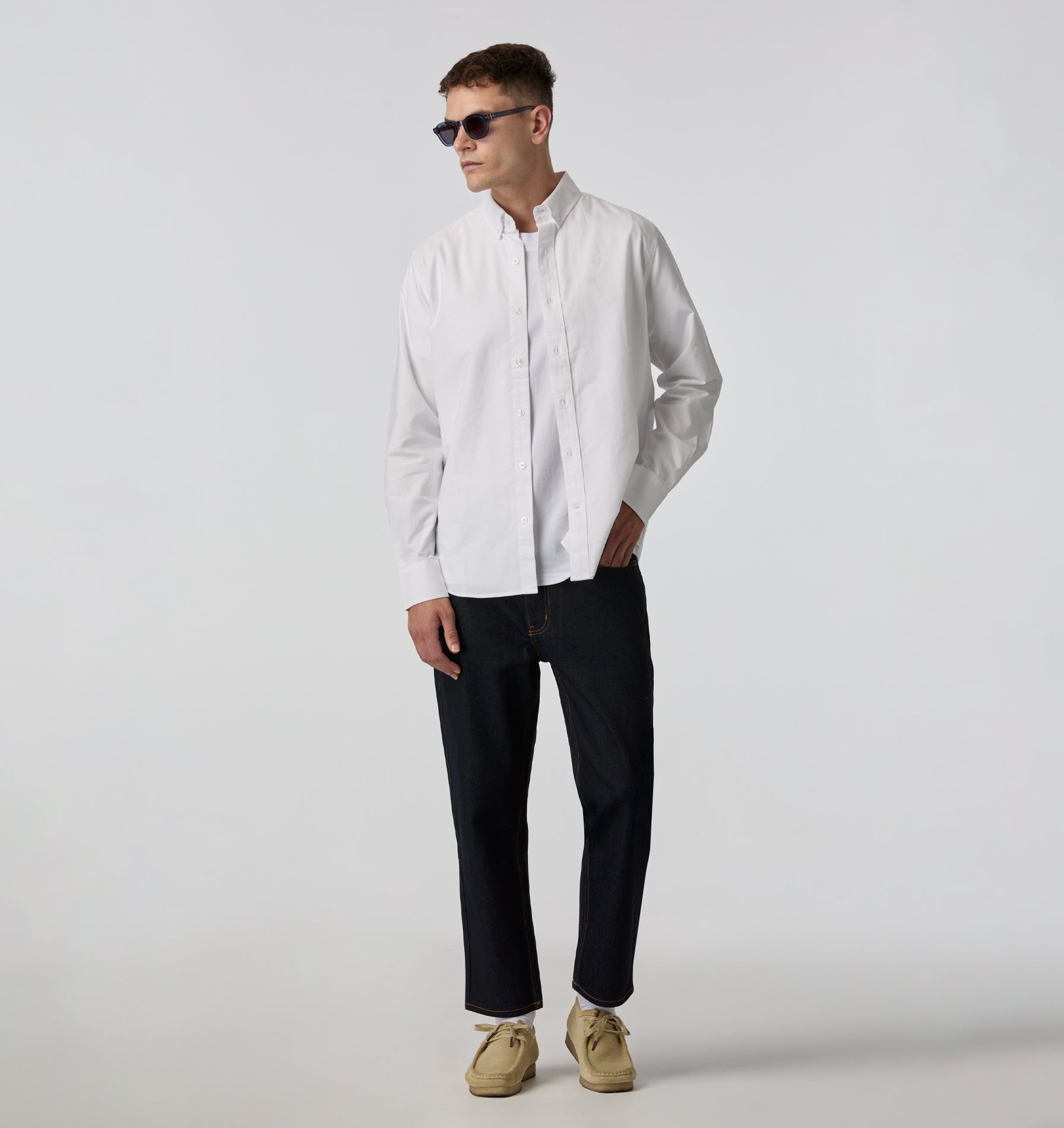 Cropped 90s Denim - Raw Indigo