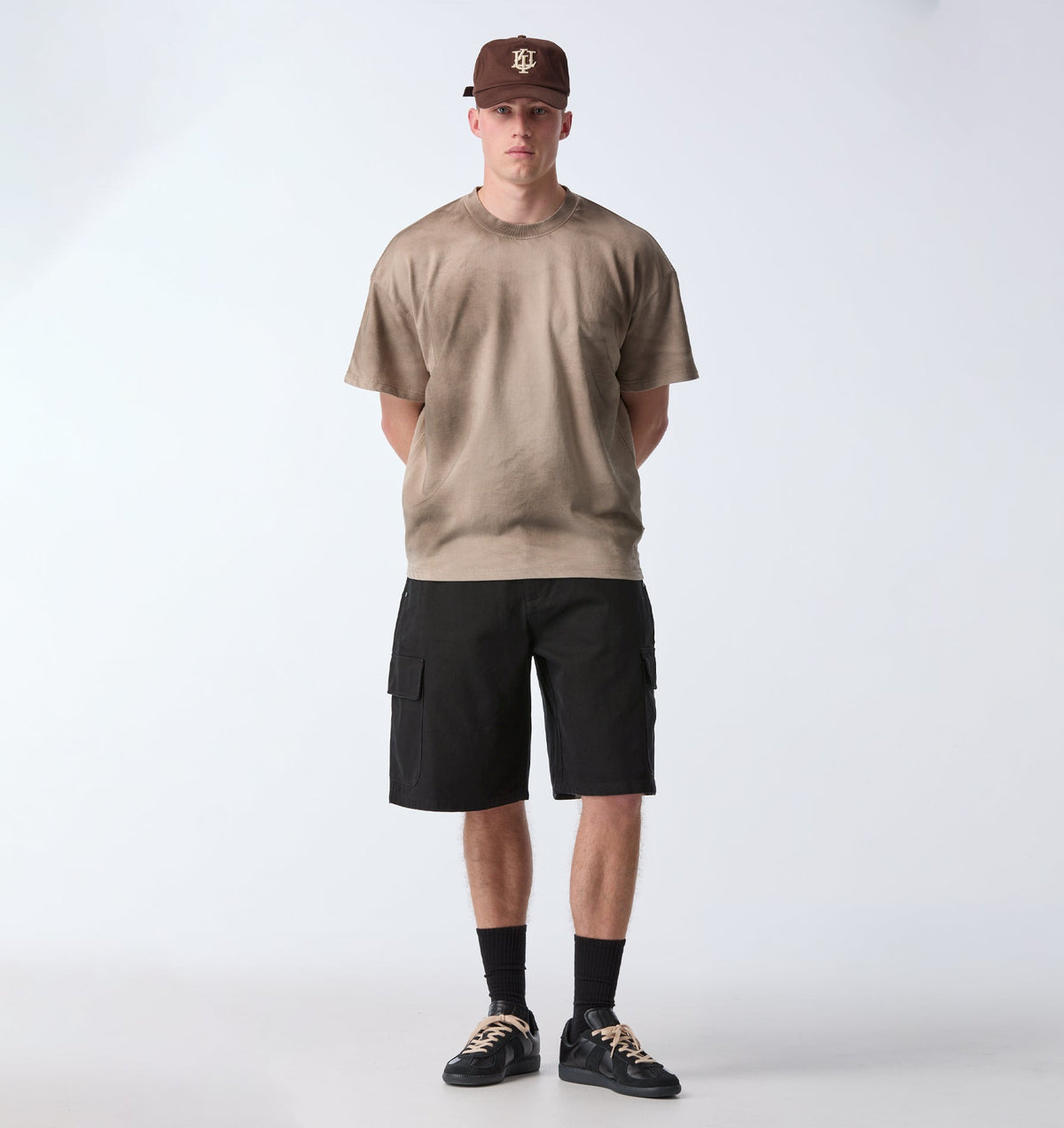 Canvas Cargo Short - Vintage Black