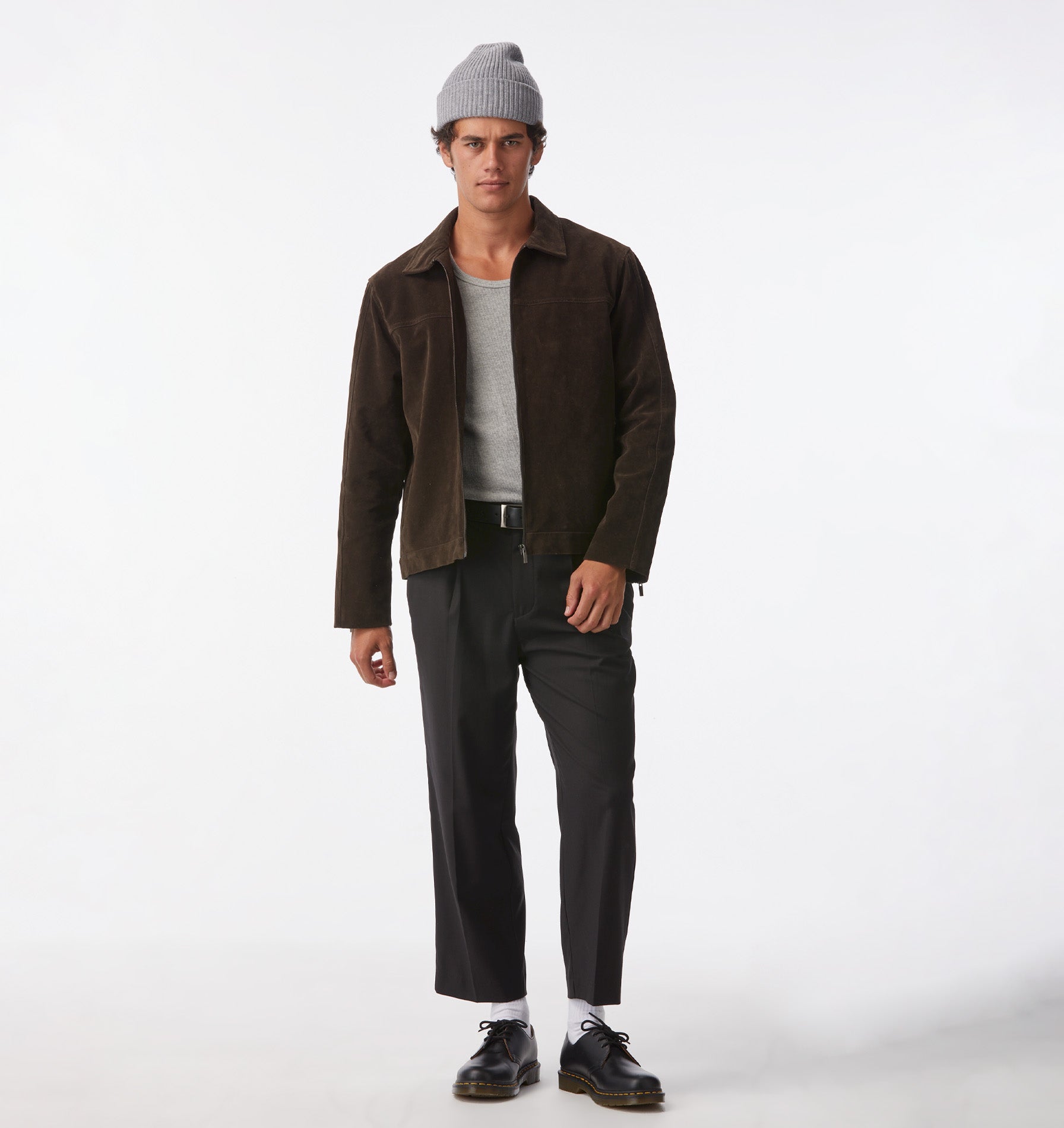 Mason Suede Jacket - Espresso
