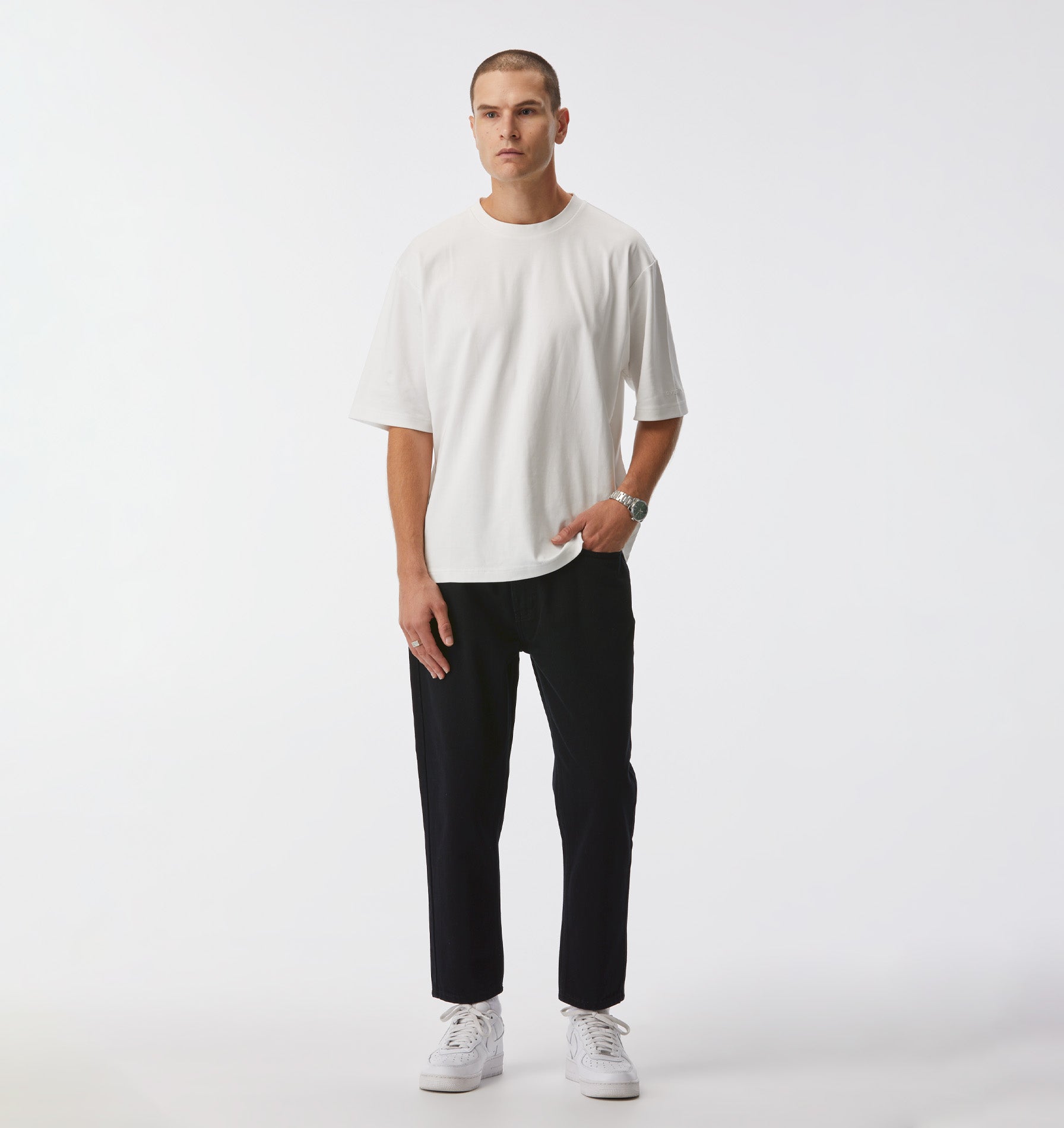 Isaac Oversized Tee - White