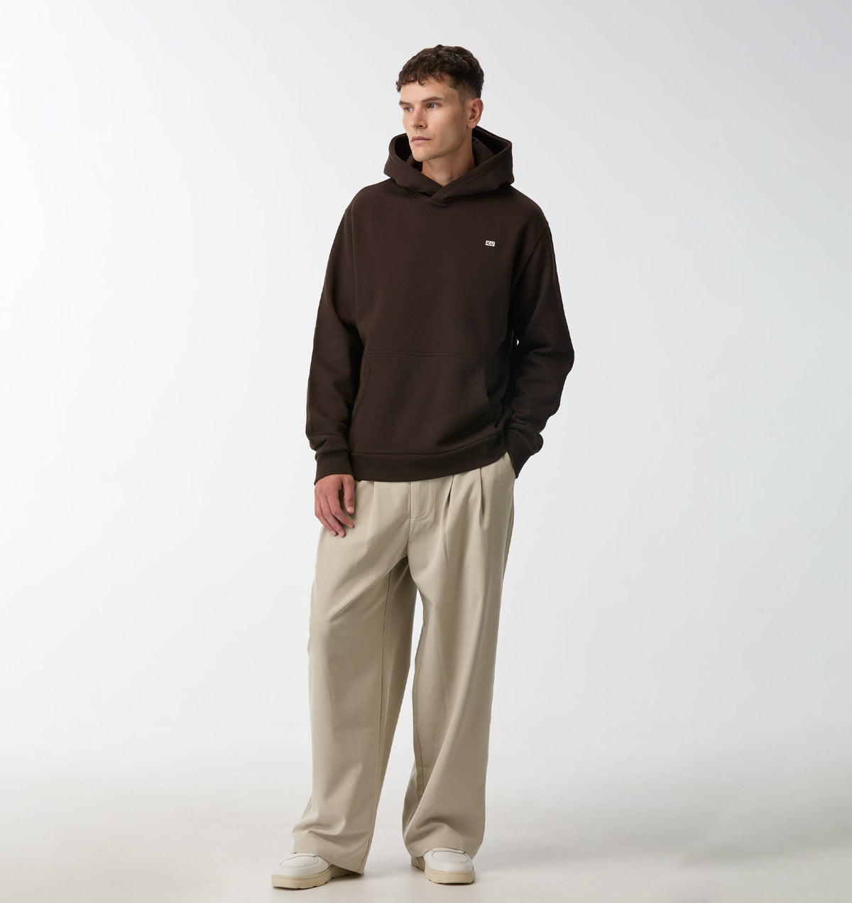 Uniform Logo Hood - Coffee Bean