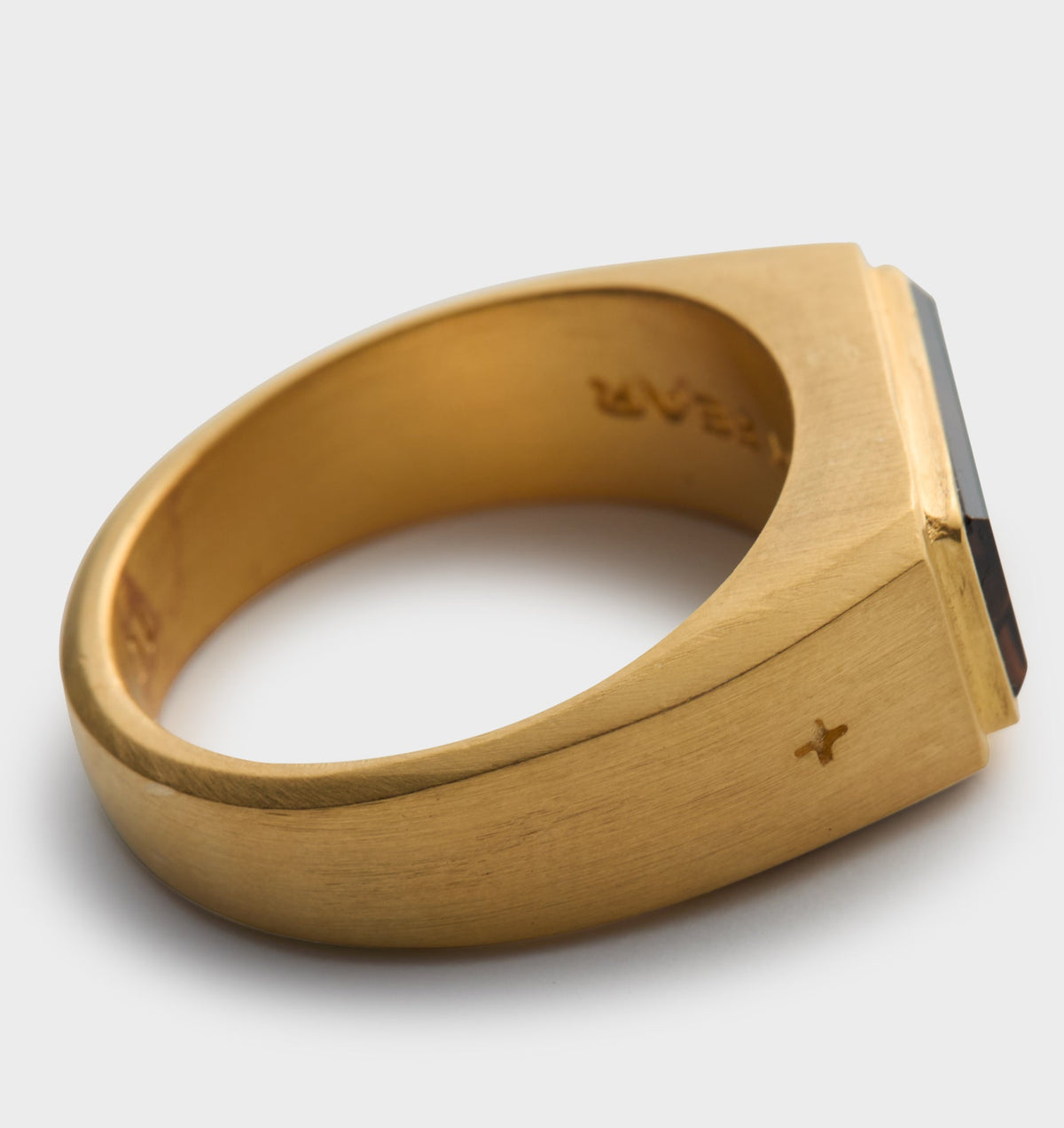 Smokey Quartz Signet Ring - 18K Hamilton