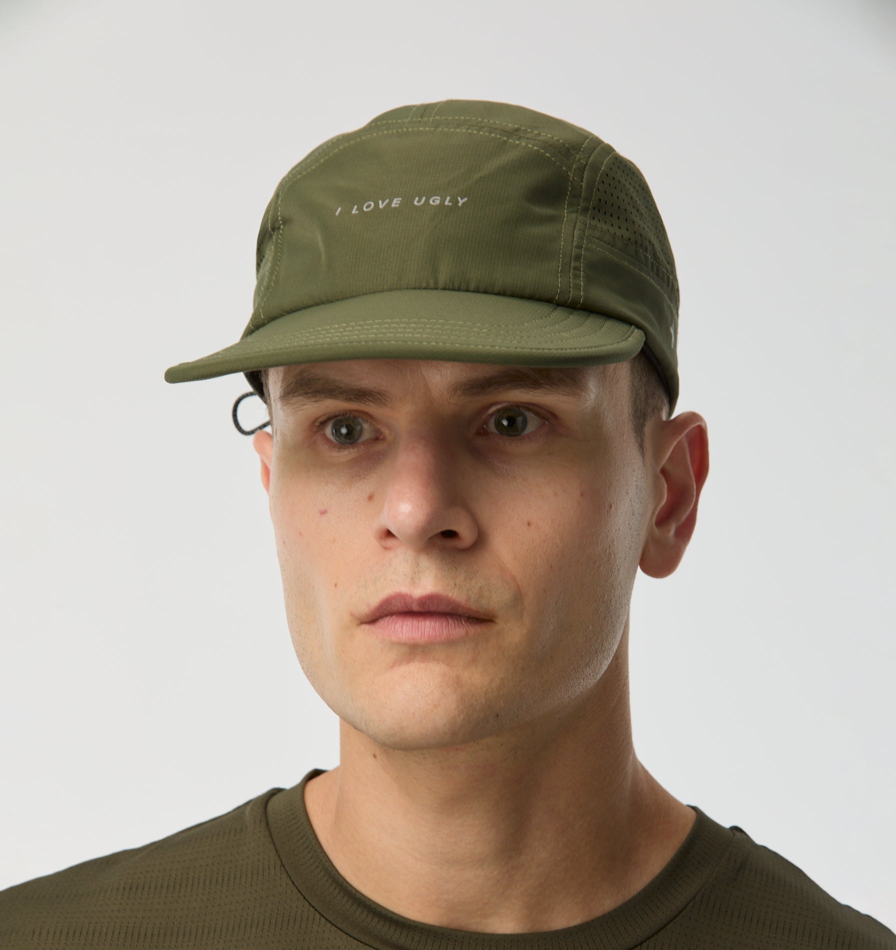 Active 5 Panel Cap - Army Green