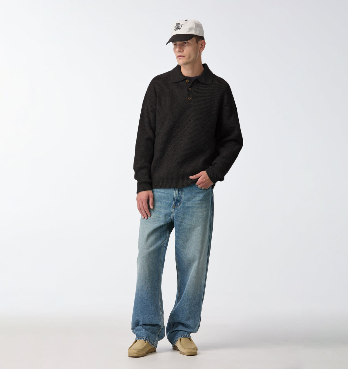 Knit Aldern Pullover - Black