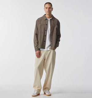 Tailored Overshirt - Mushroom