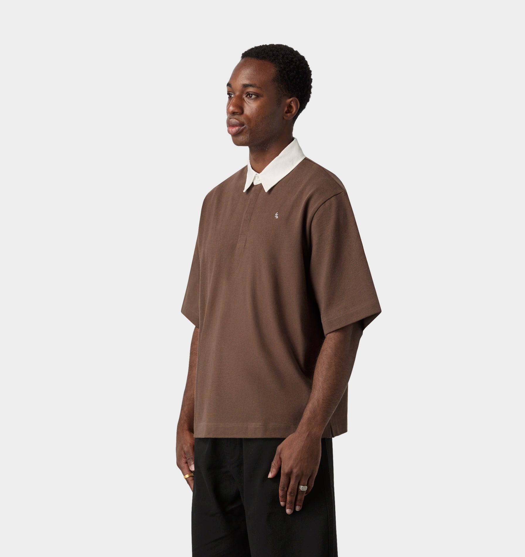 Ardie SS Polo - Fossil Brown