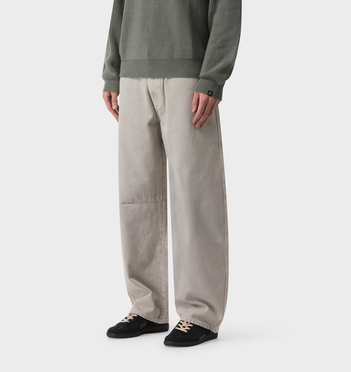 Barrel Leg Denim - Parchment