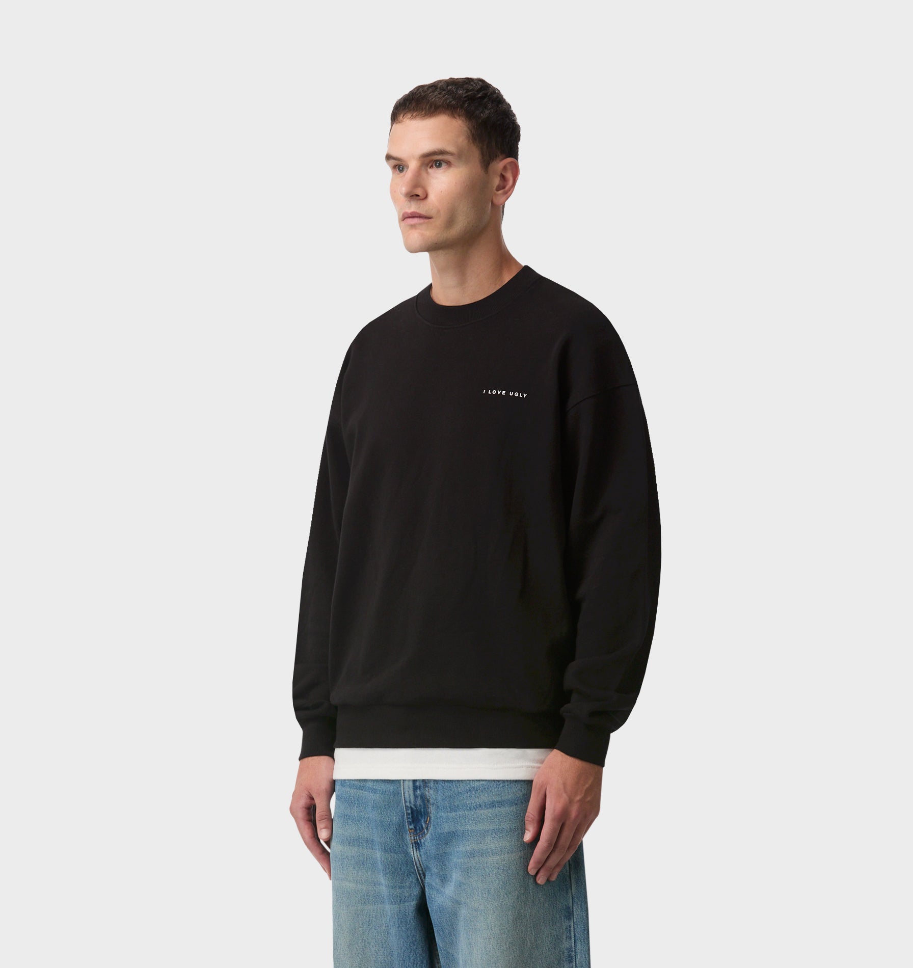 Oversized Crew - Black