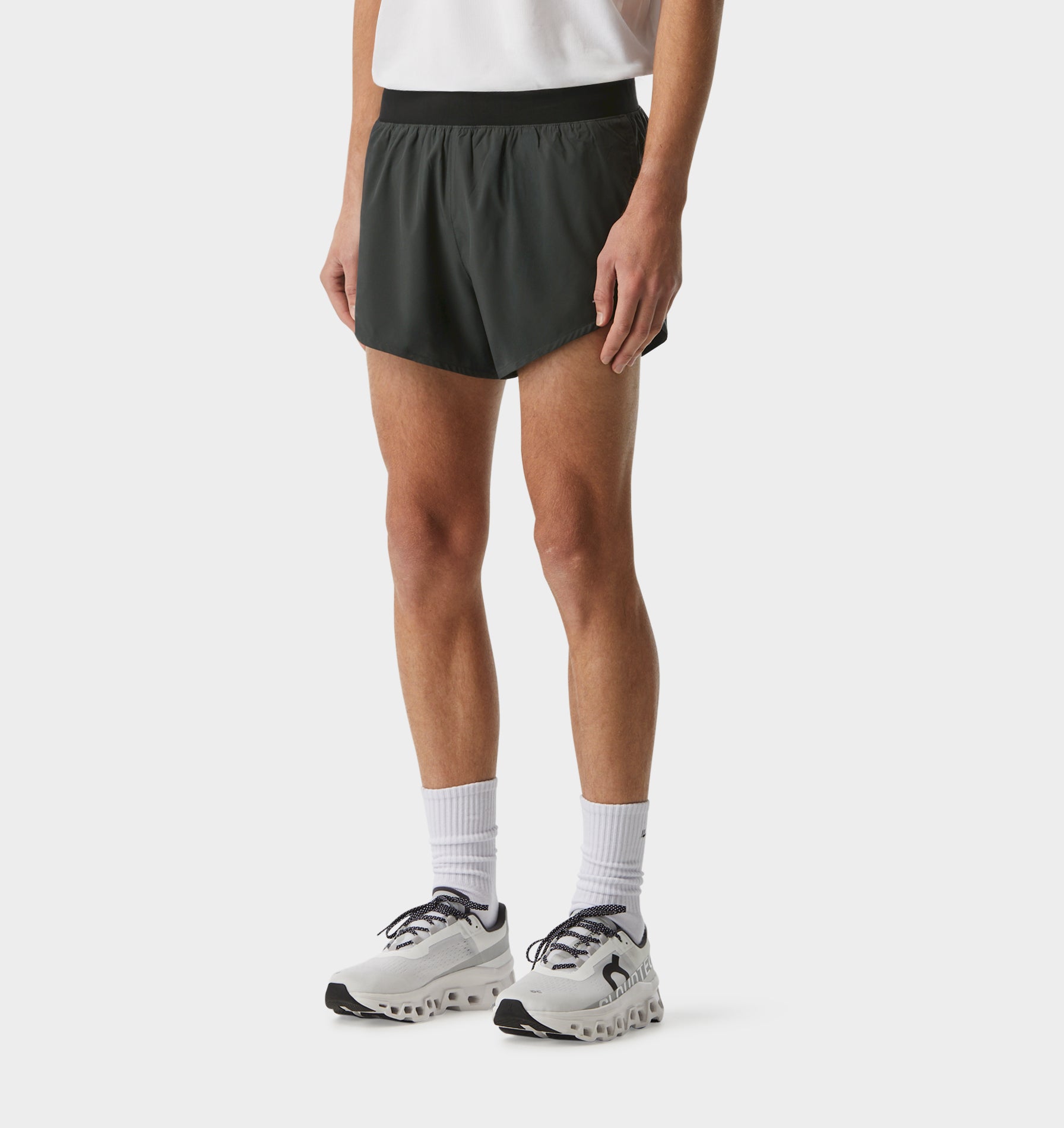 Active 3 Inch Split Short - Charcoal