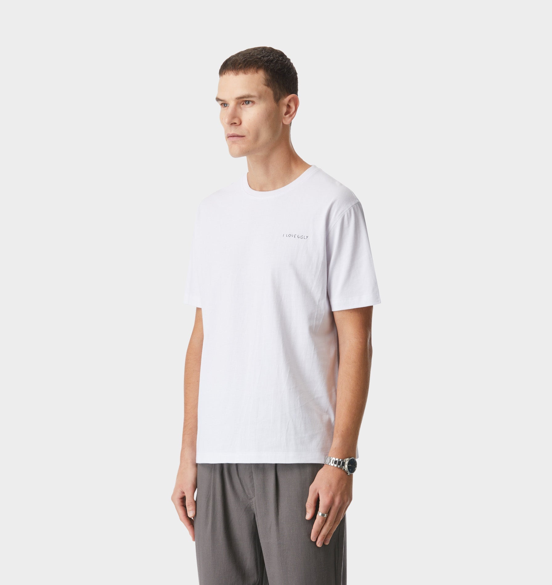 Chainstitch Jeremy Tee - White