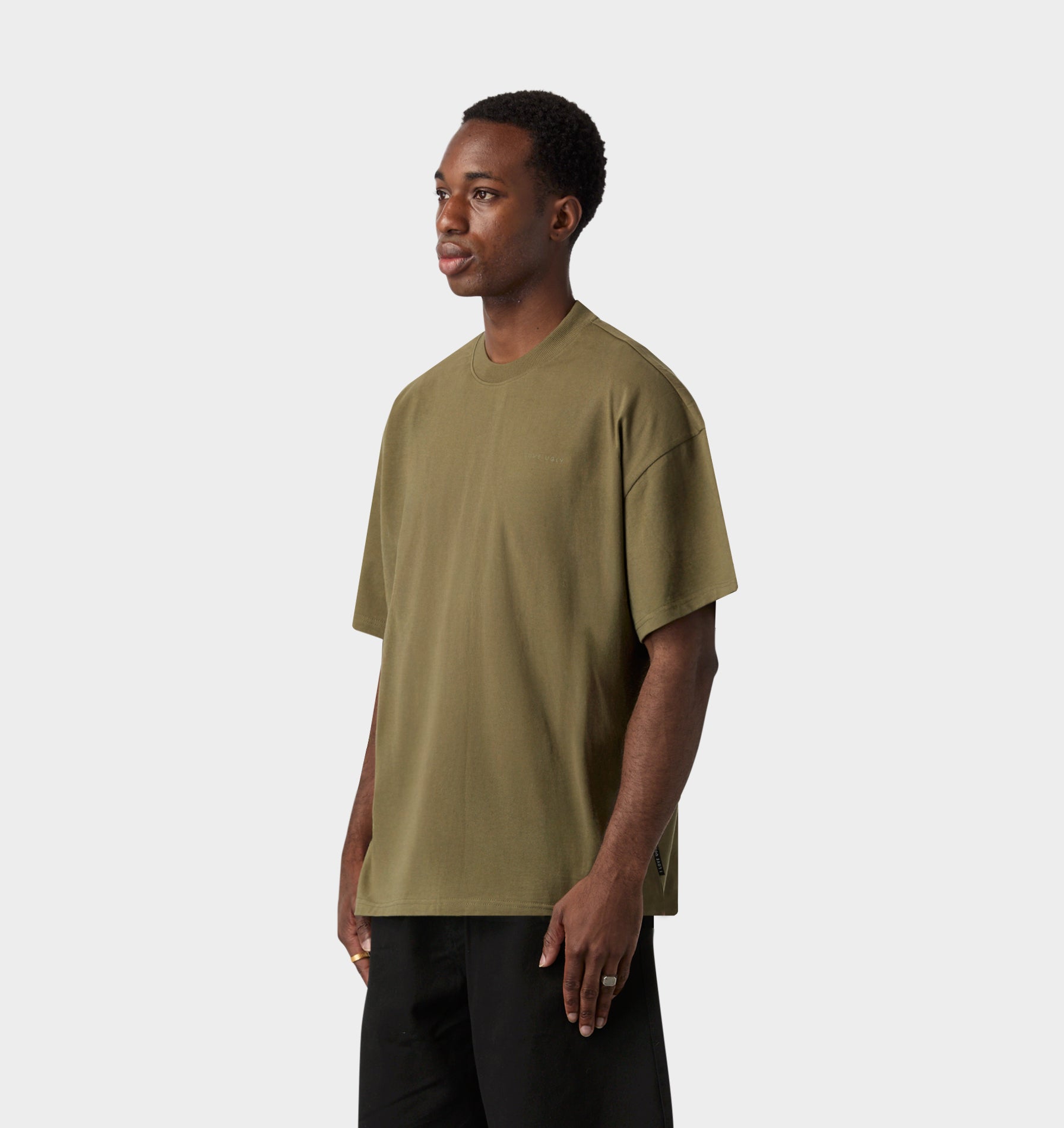 Box Tee 2.0 - Lichen Green
