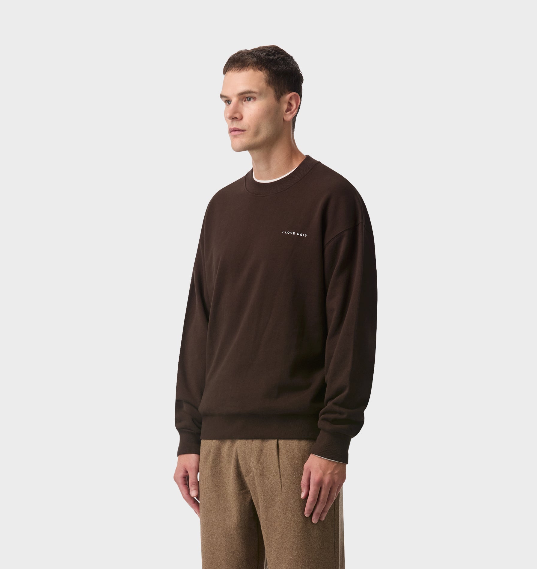 Oversized Crew - Coffee Bean