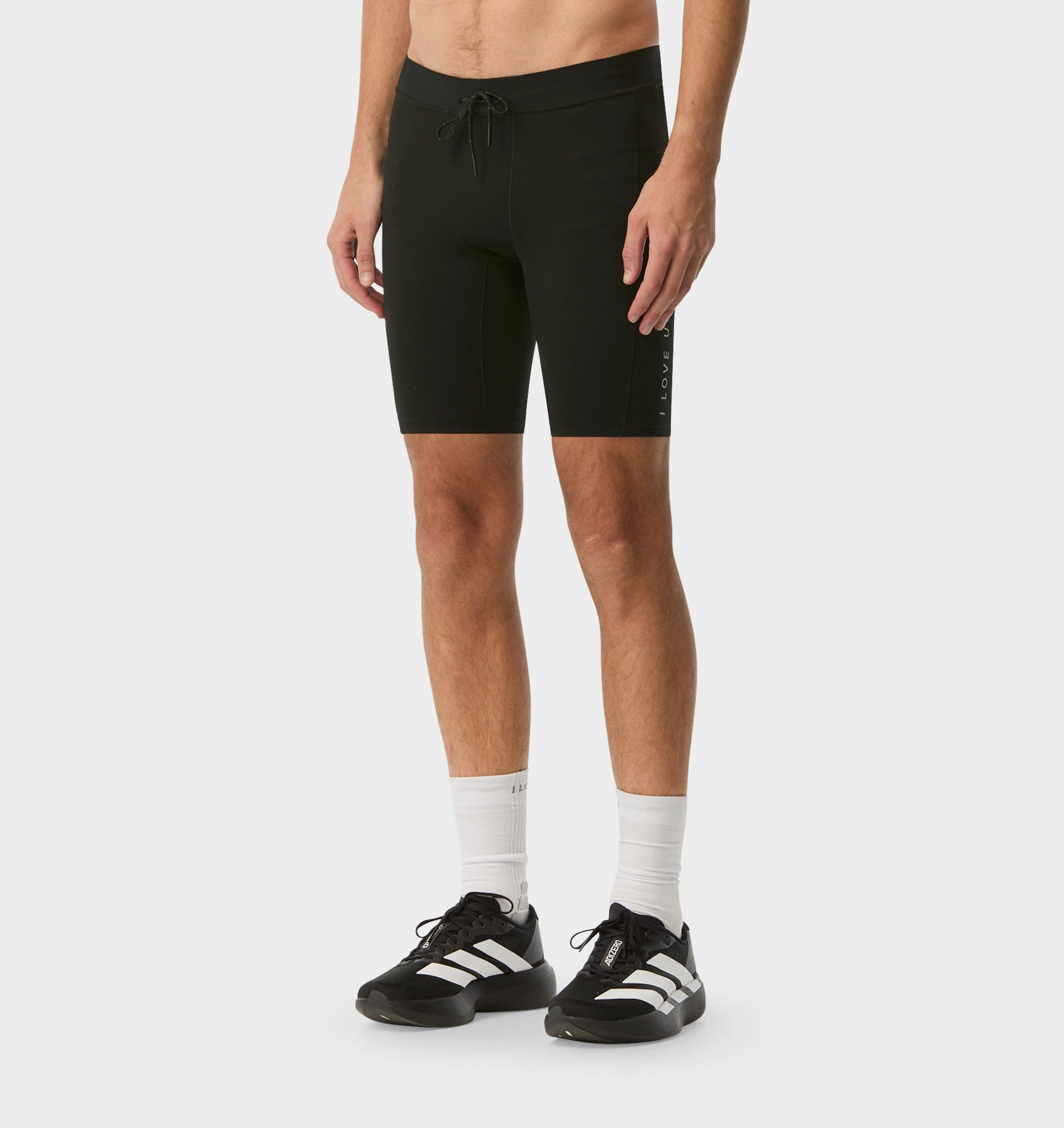 Leo Performance Lined Half Tight - Black