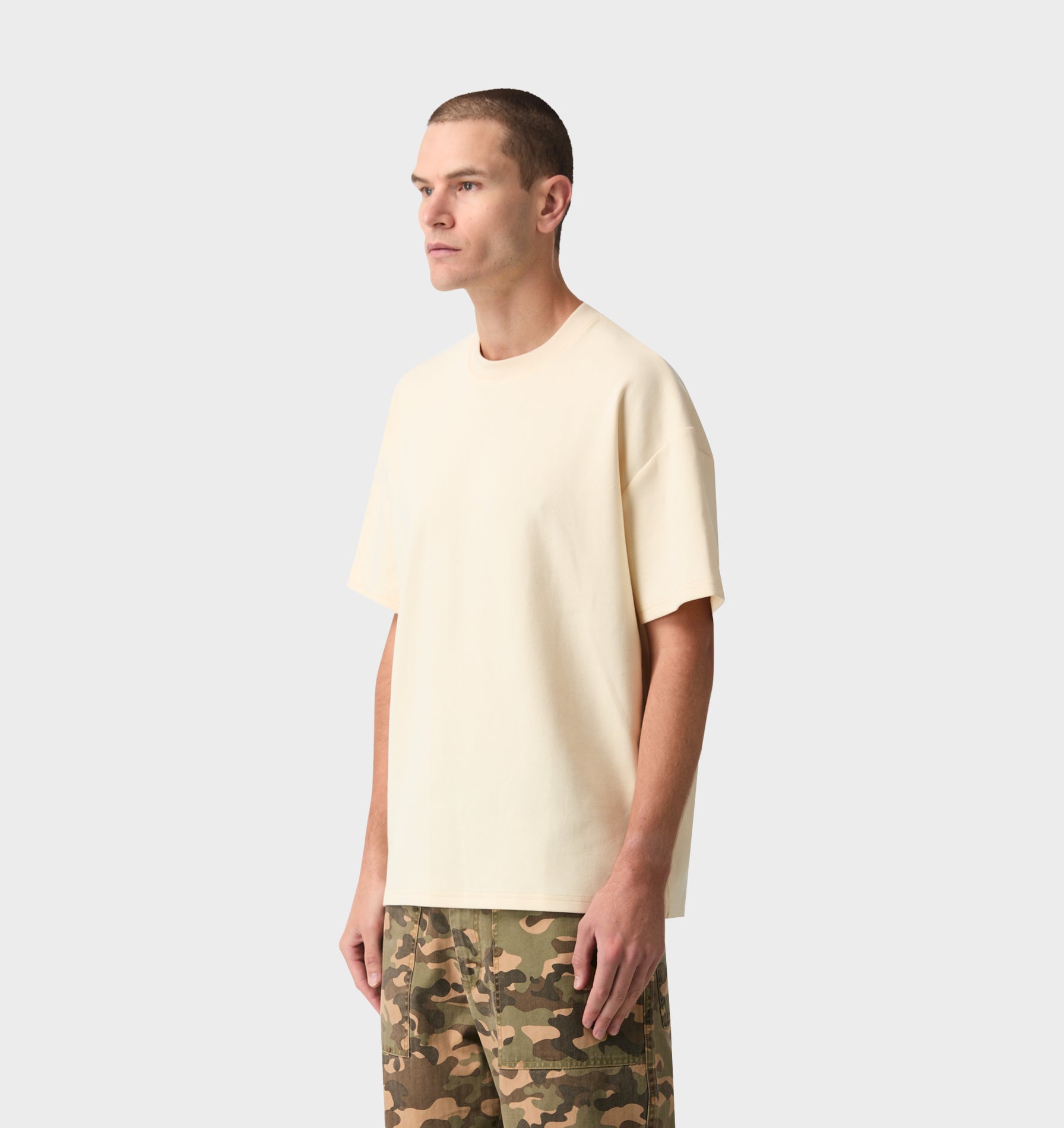 Pique Heavy Box Tee 2.0 - Off White