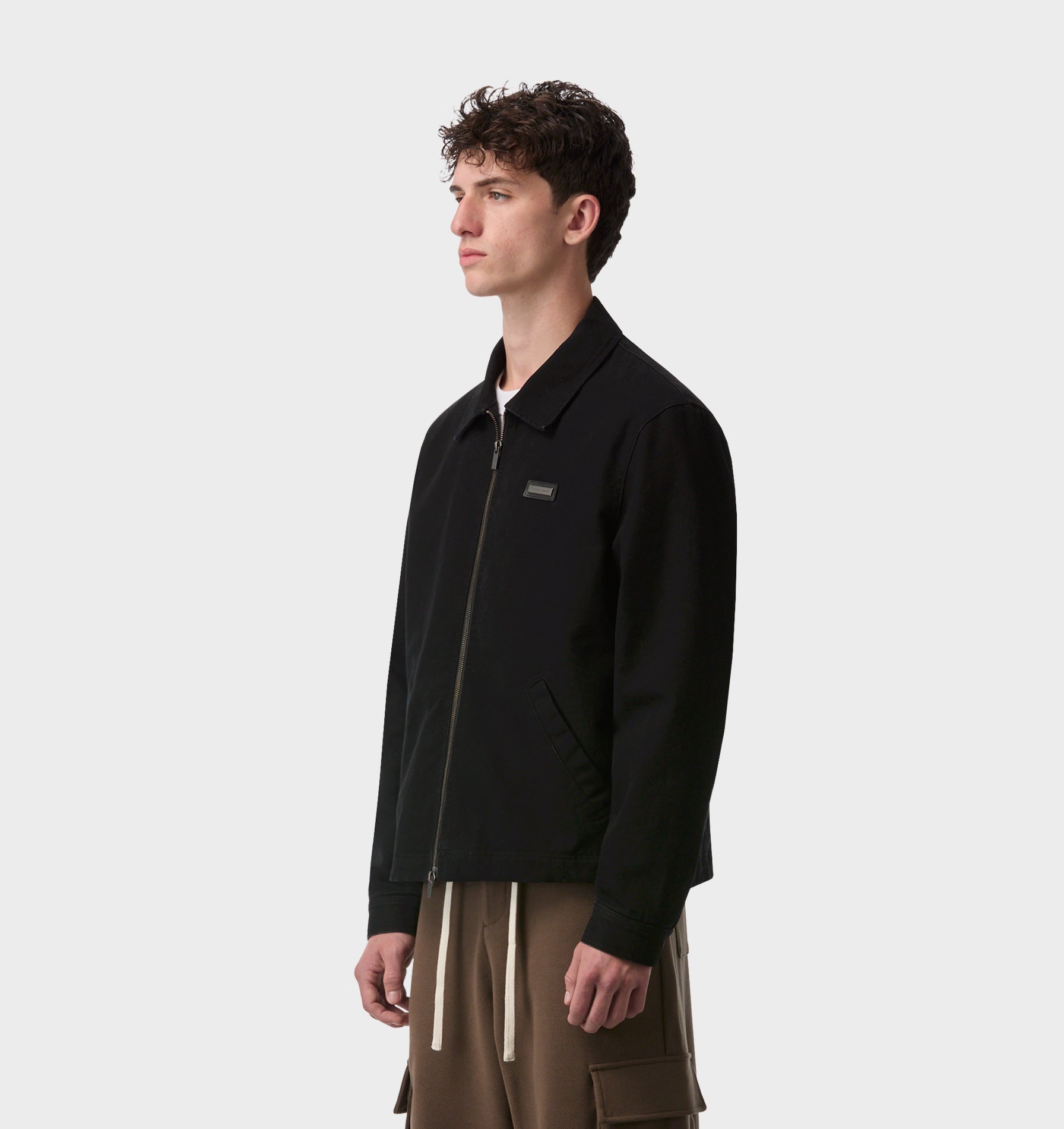Dayton Canvas Jacket - Vintage Black