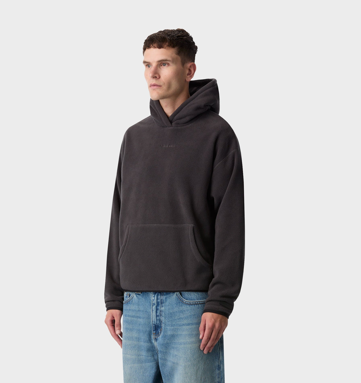 Polar Fleece Hood - Charcoal