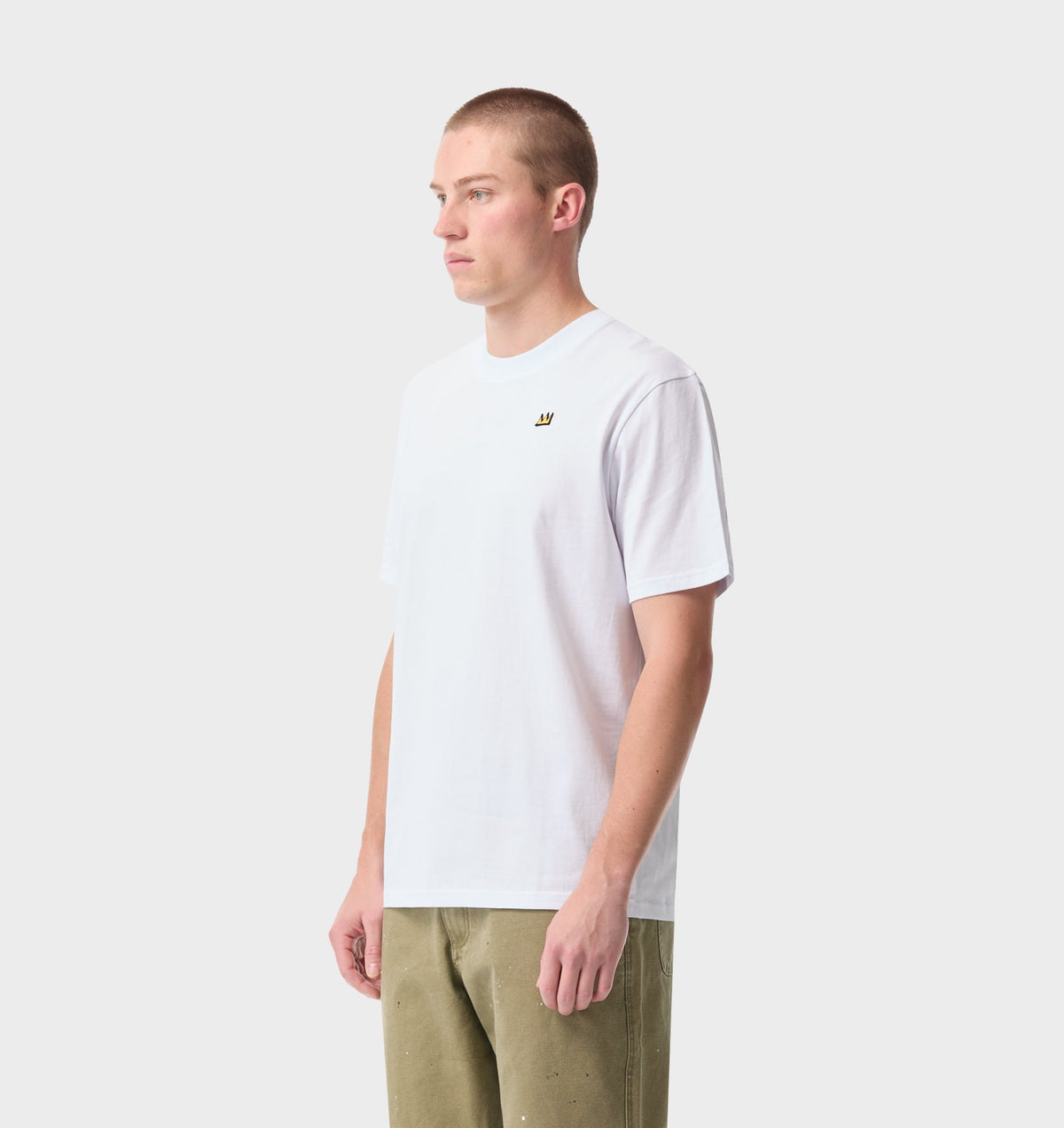 Basquiat Crown Uniform Tee - White