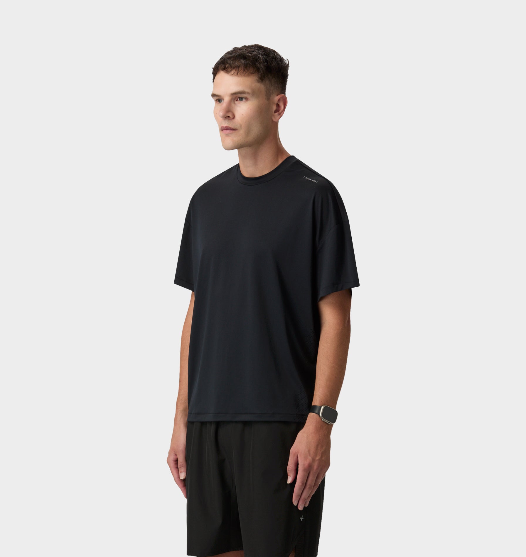 Active Crop Tee - Black