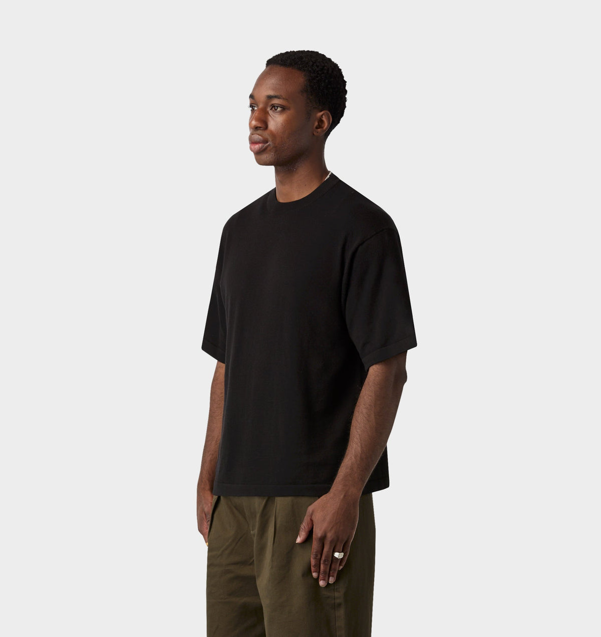 Knit Tee - Black