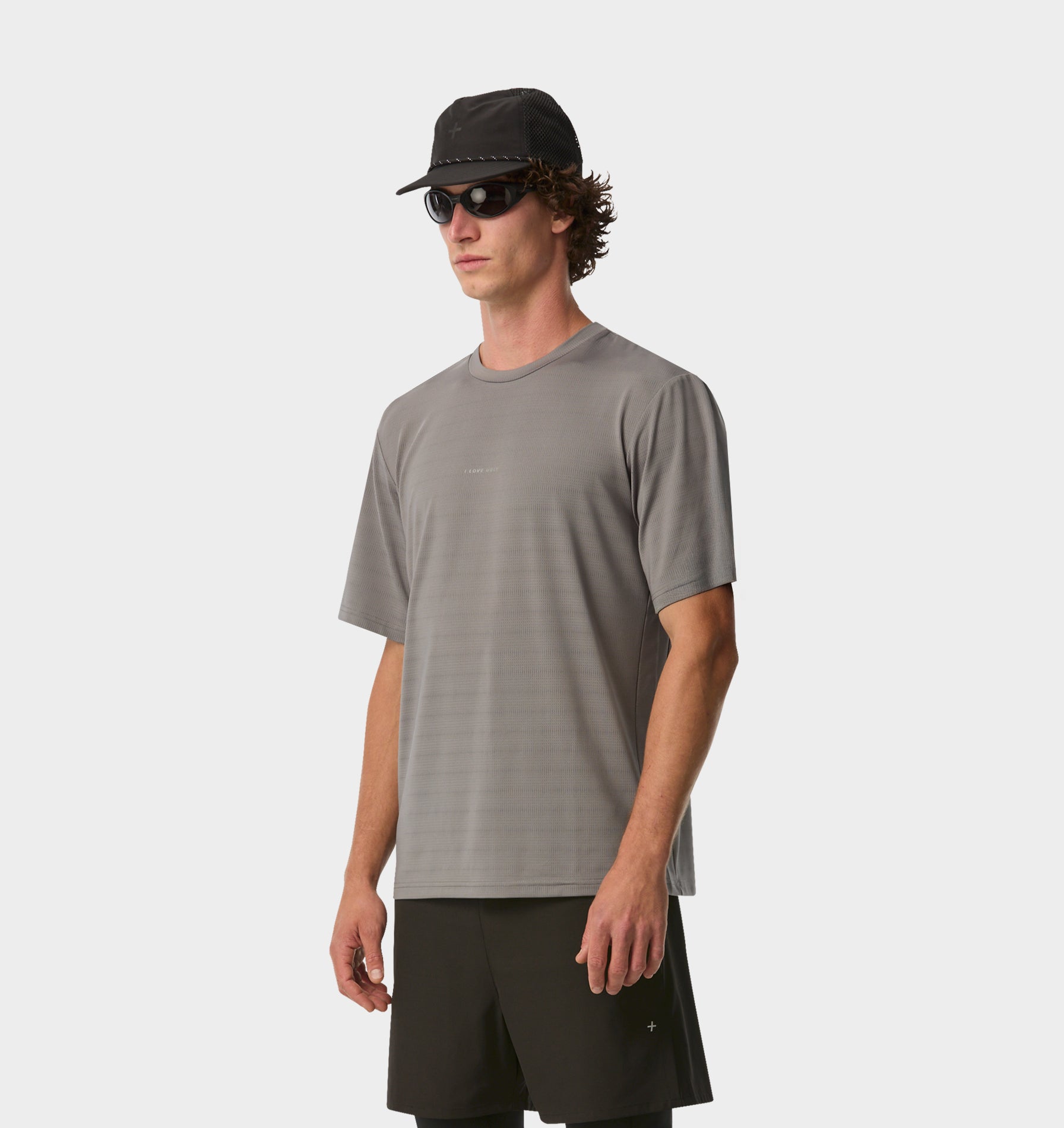 Active Classic Tee - Cobblestone Stripe