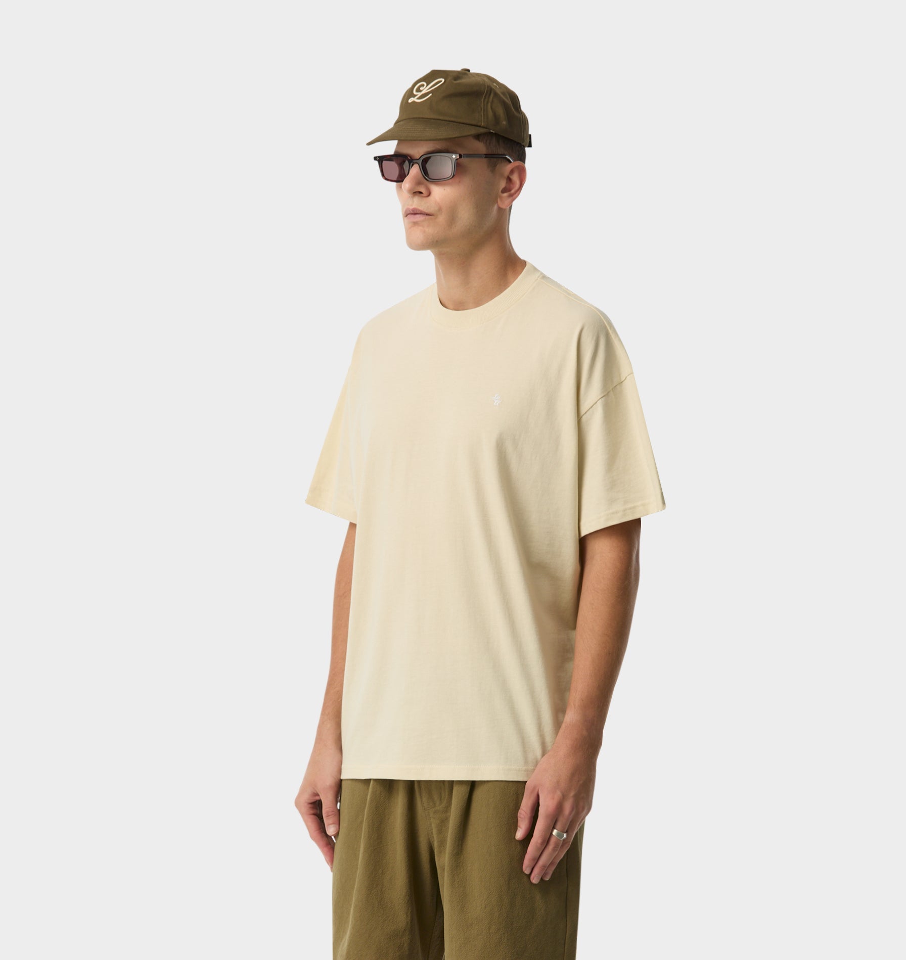 Initial Box Tee 2.0 - Vintage White