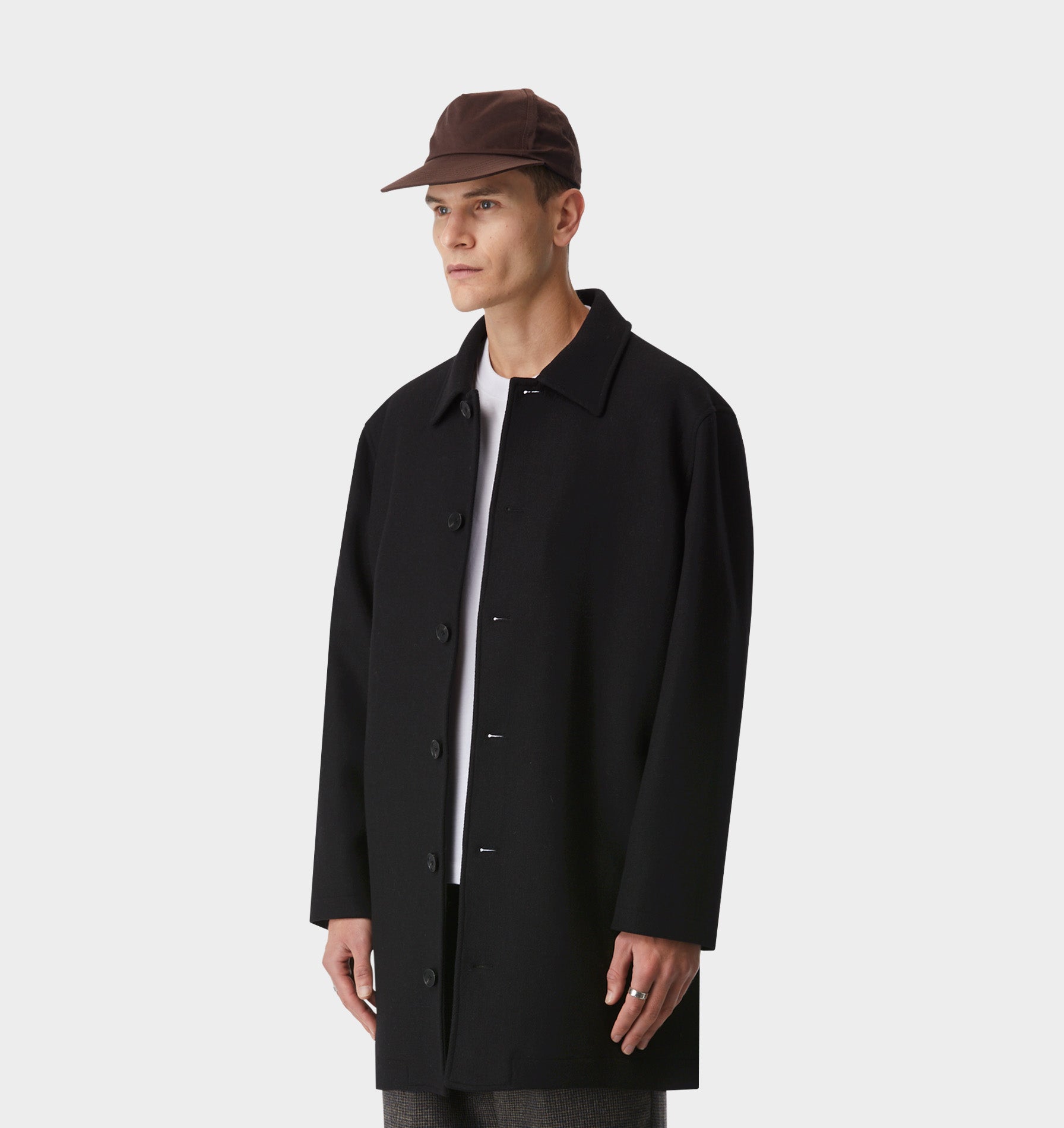 Carson Wool Coat - Black