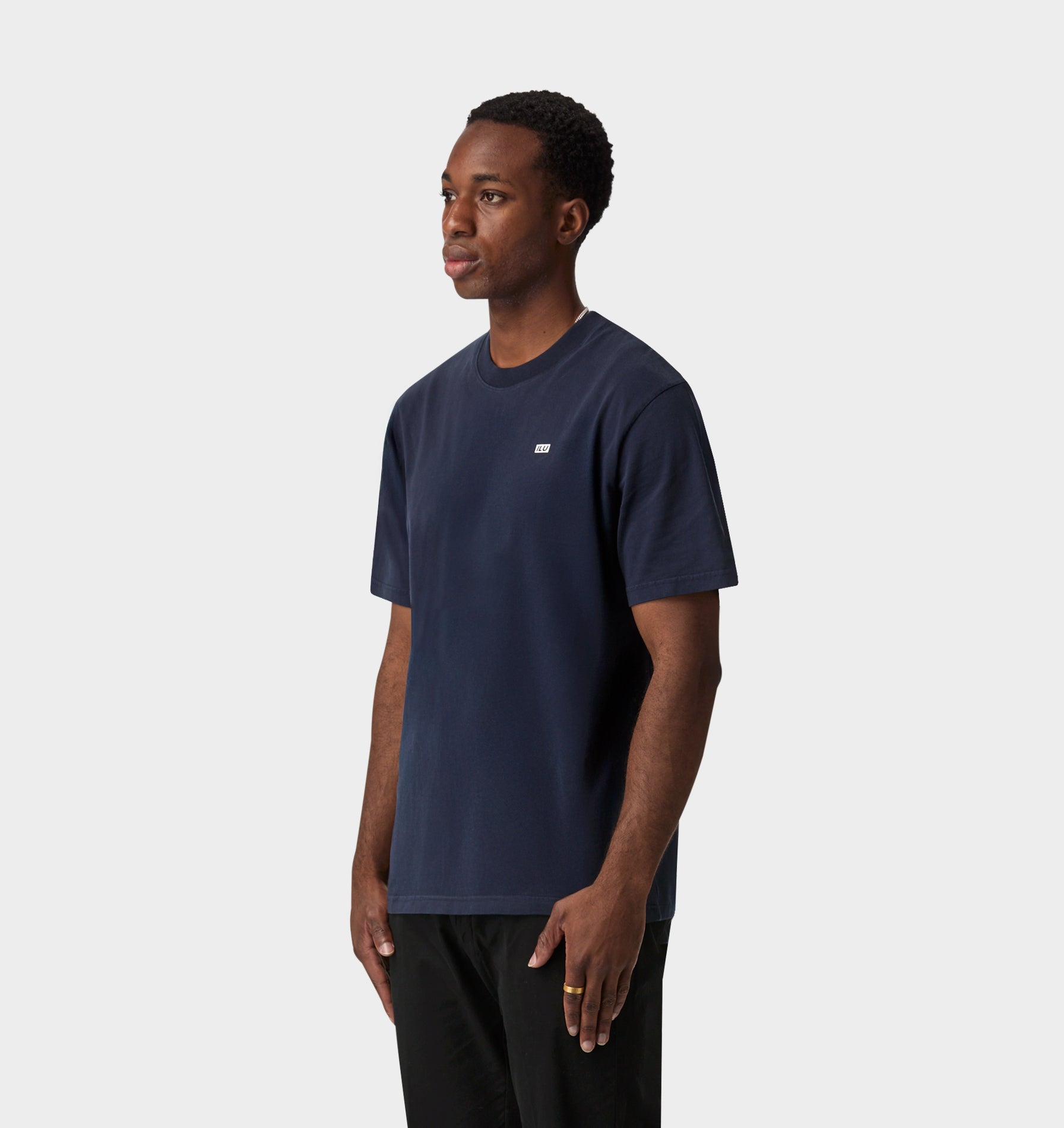 Uniform Logo Tee - Washed Navy