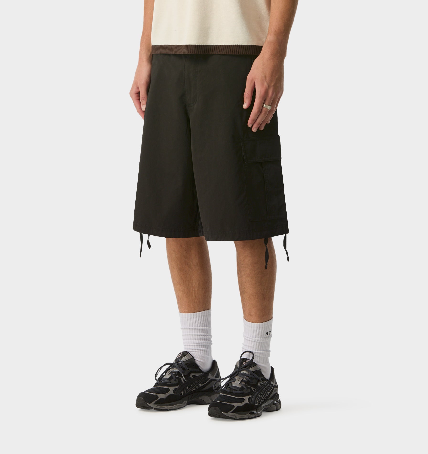 Aviator Cargo Short - Black