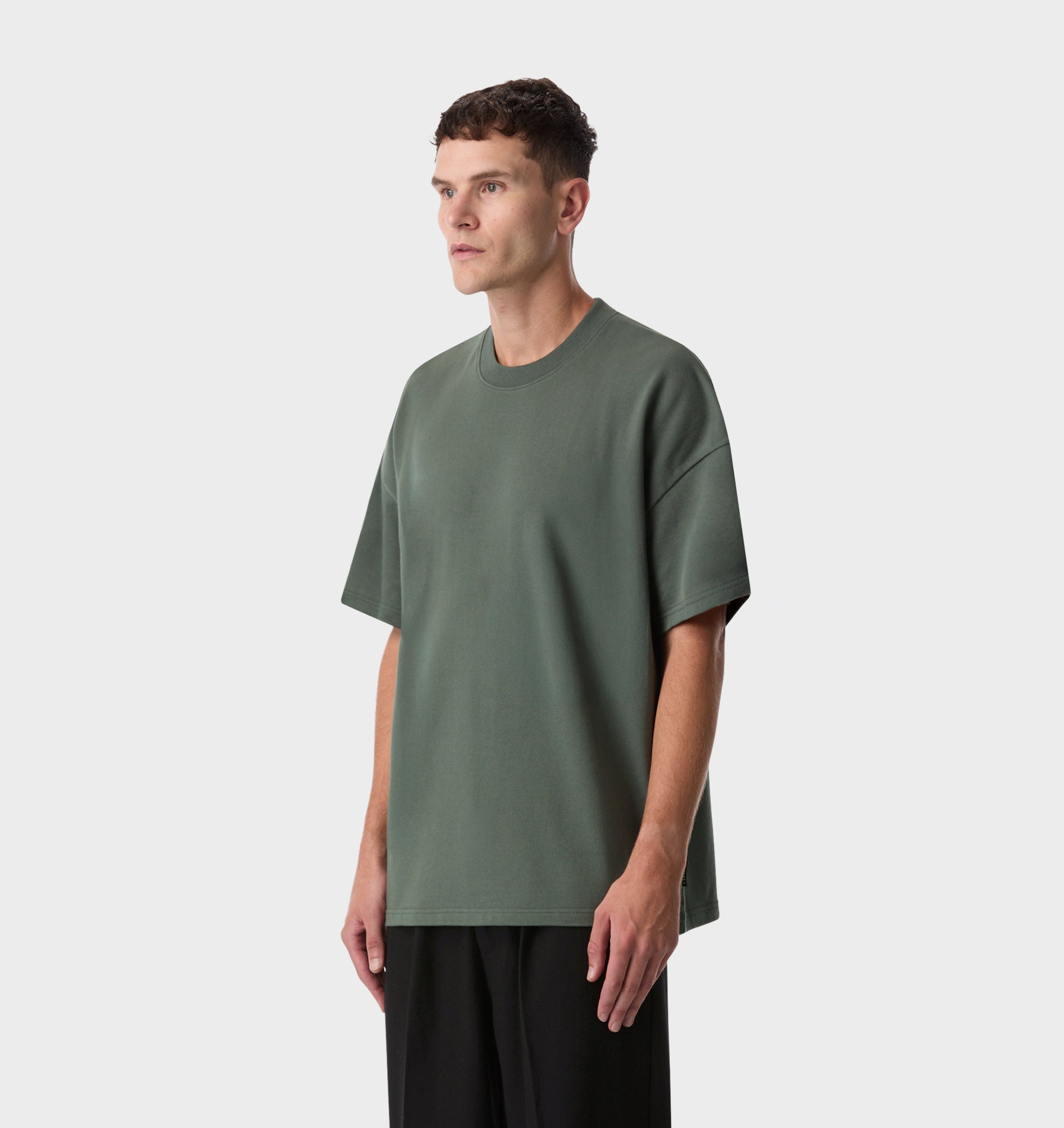Heavy Box Tee 2.0 - Smokey Green