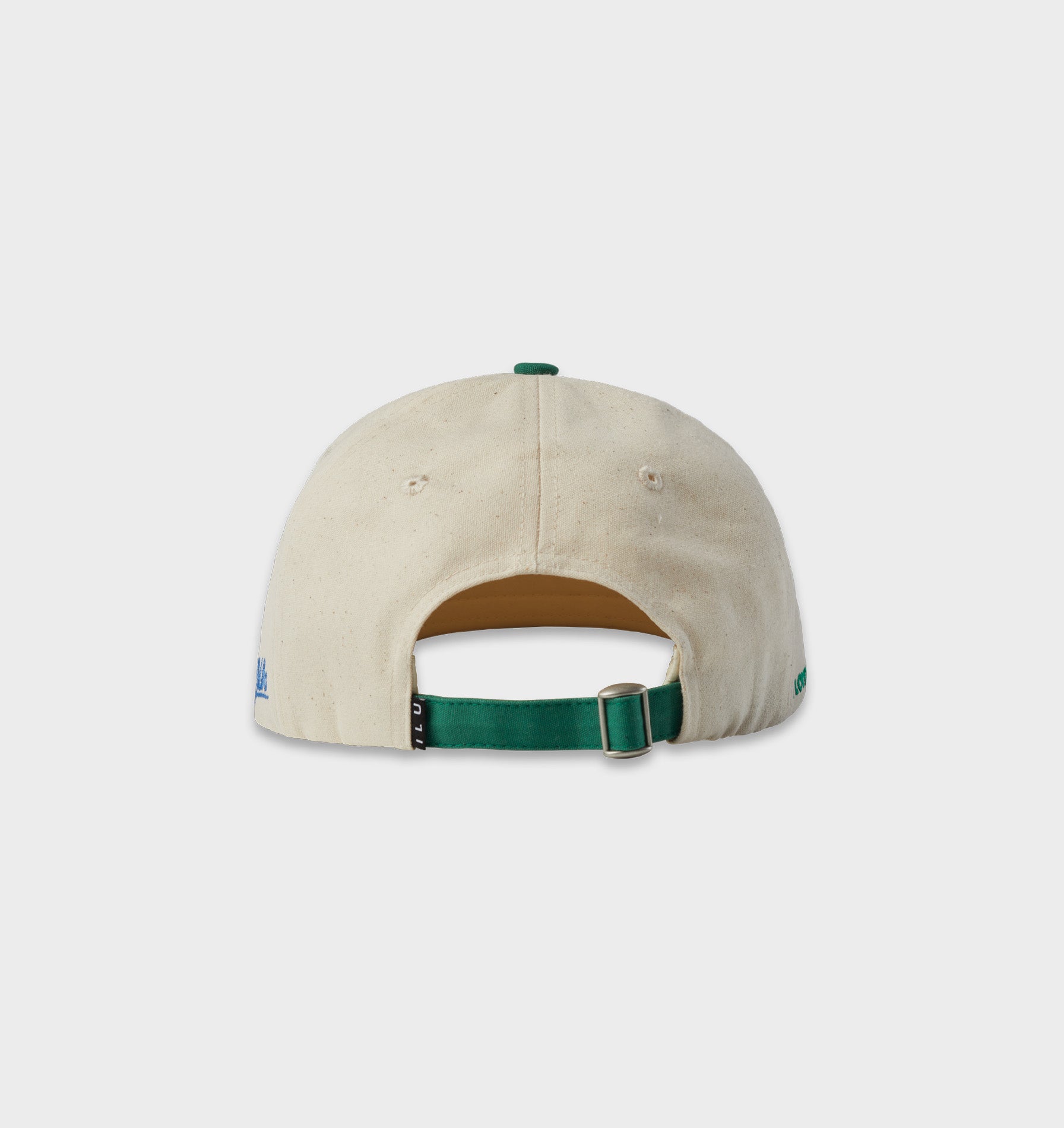 ILU X Alba Luca Cap - Off White/Forest Green