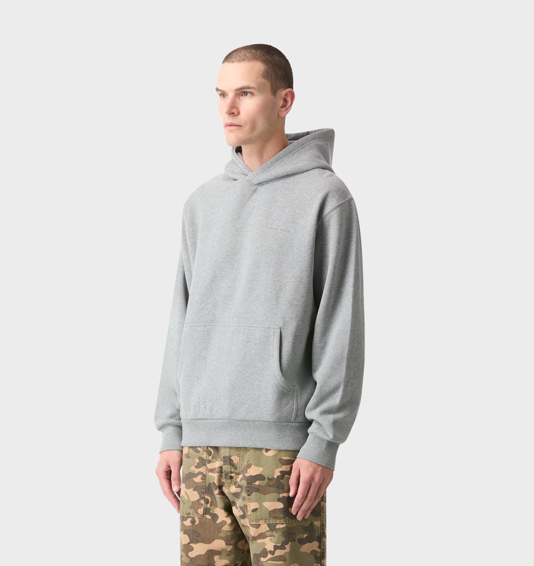 Uniform Hood - Grey Marle