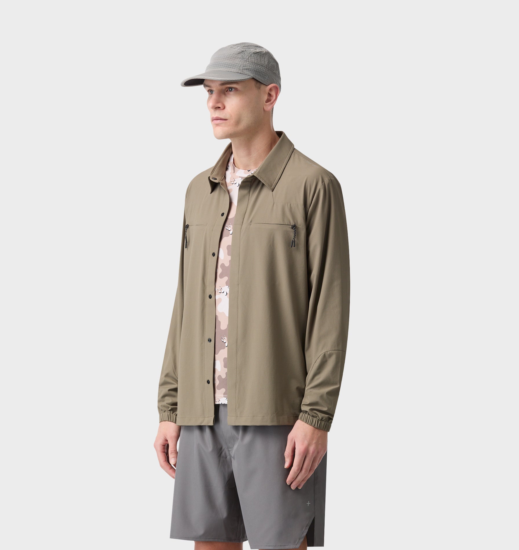 Trail LS Shirt - Mushroom