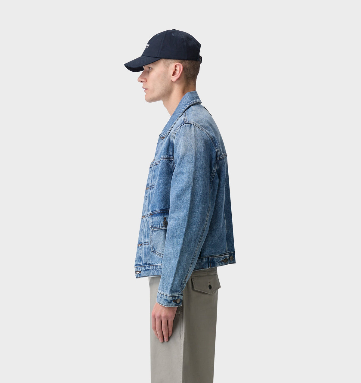 Field Denim Jacket - Washed Vintage Blue