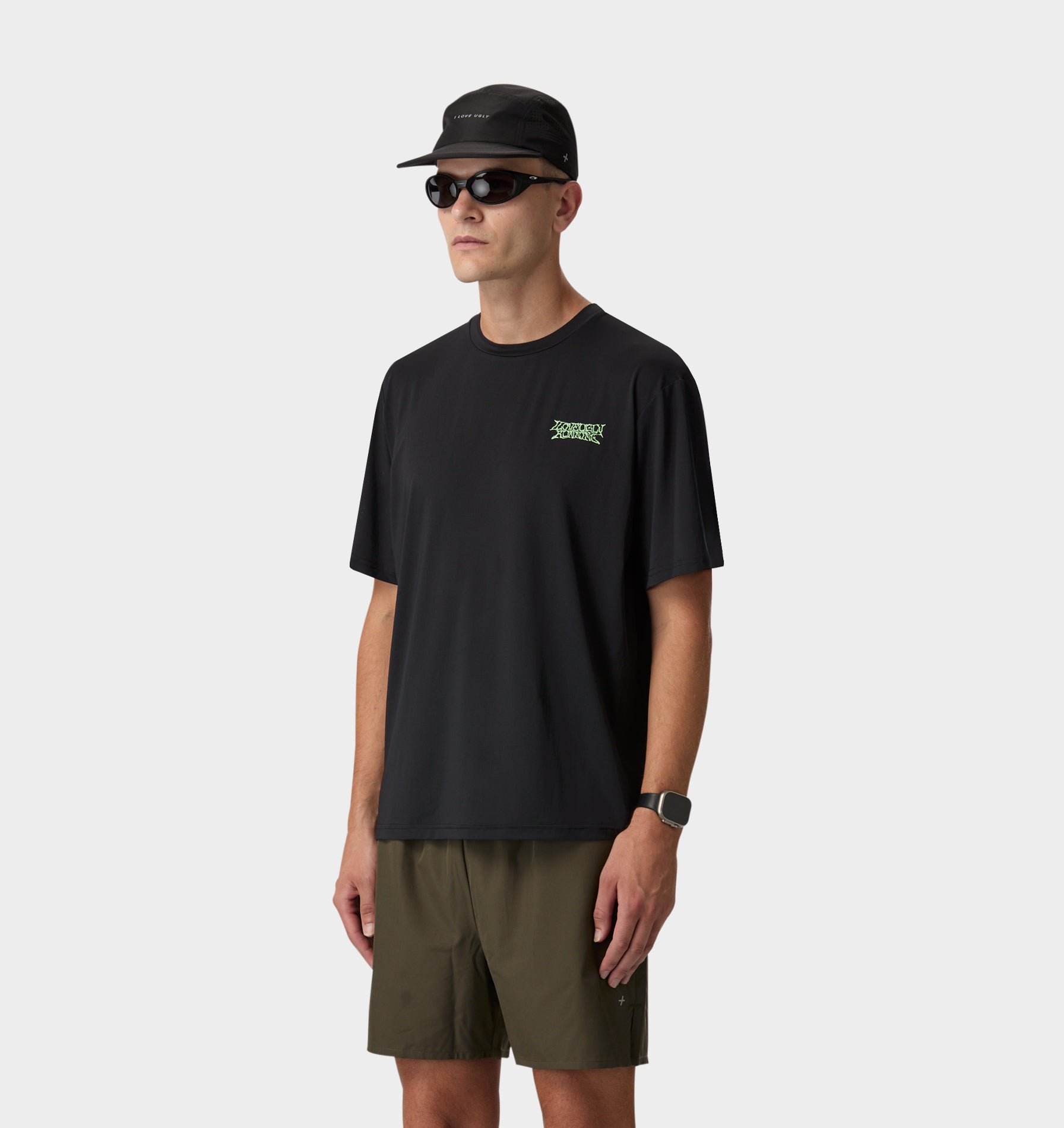 Liquified Active Classic Tee - Black / Lime