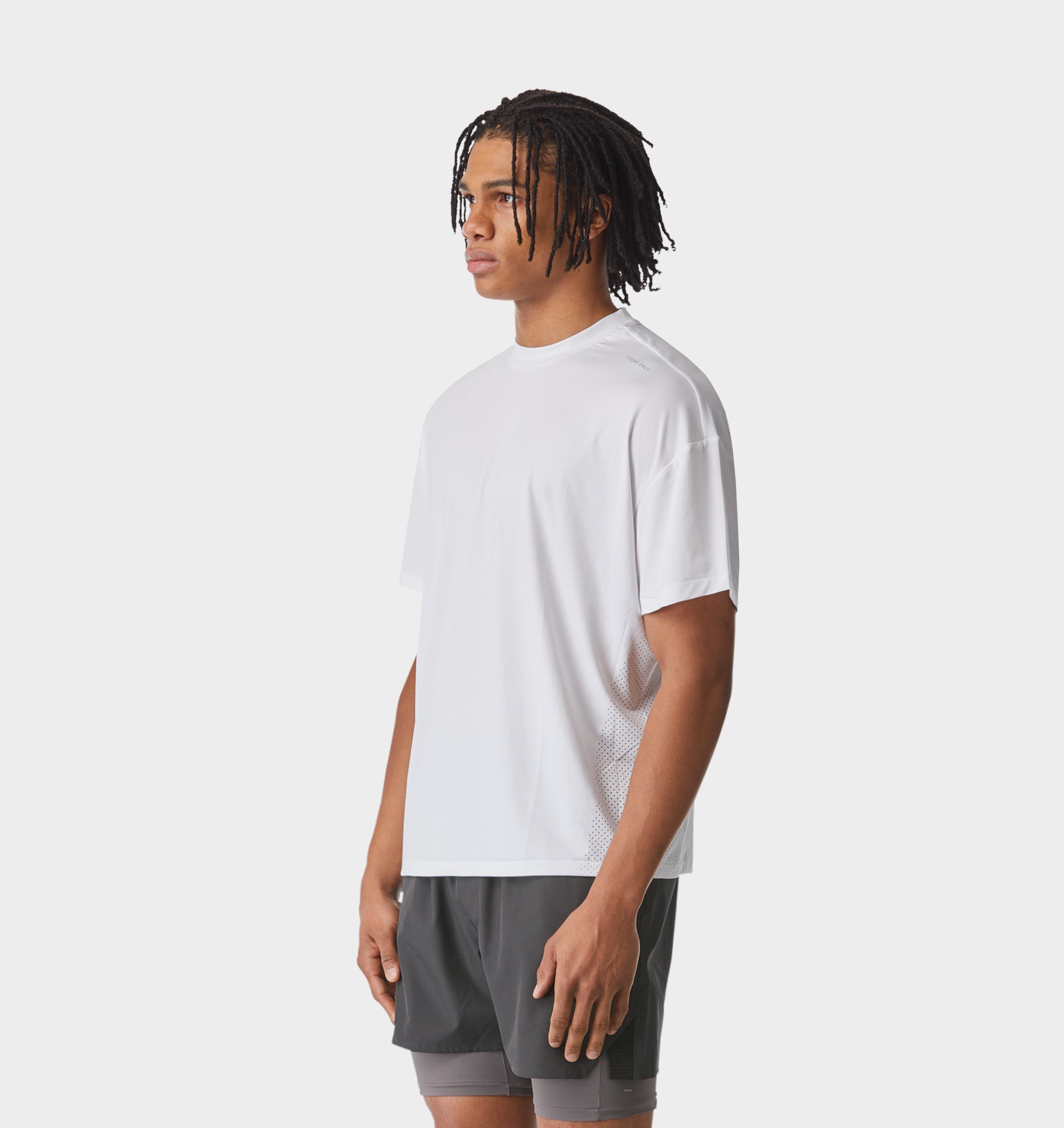 Active Crop Tee - White