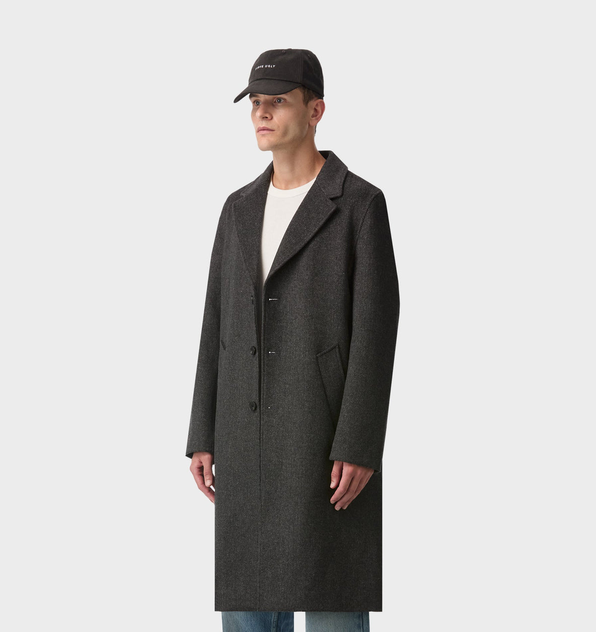 Don Car Coat - Charcoal