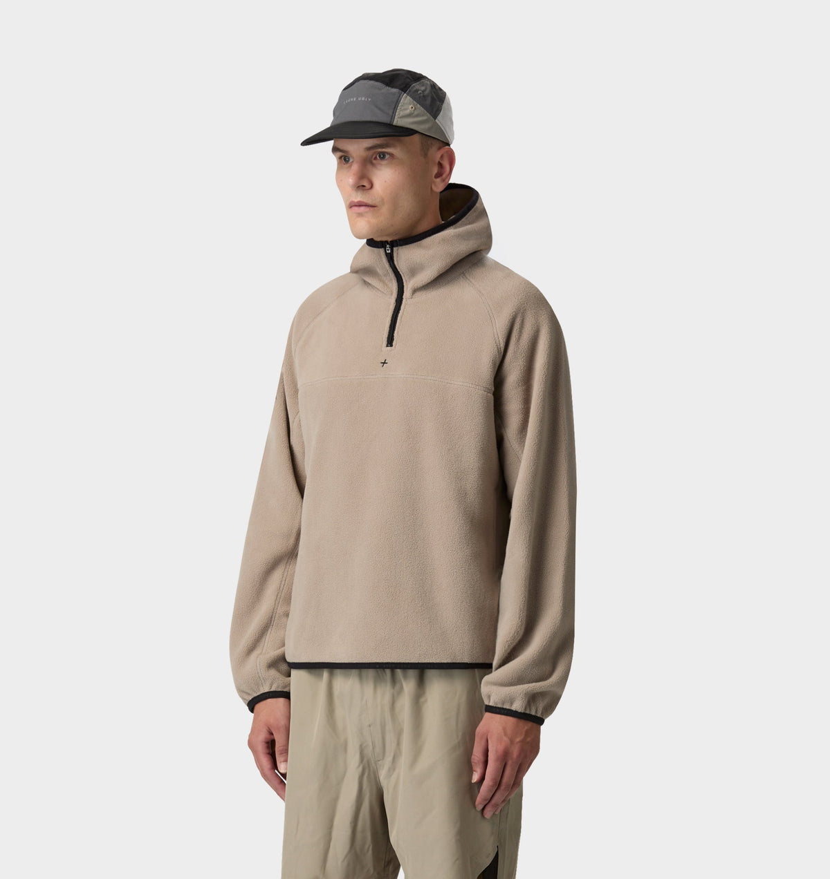 Active Hooded Fleece - Taupe
