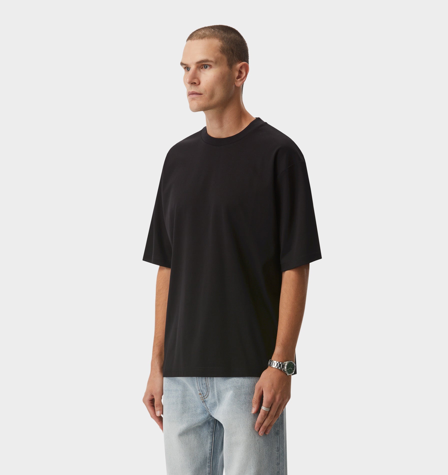 Isaac Oversized Tee - Black